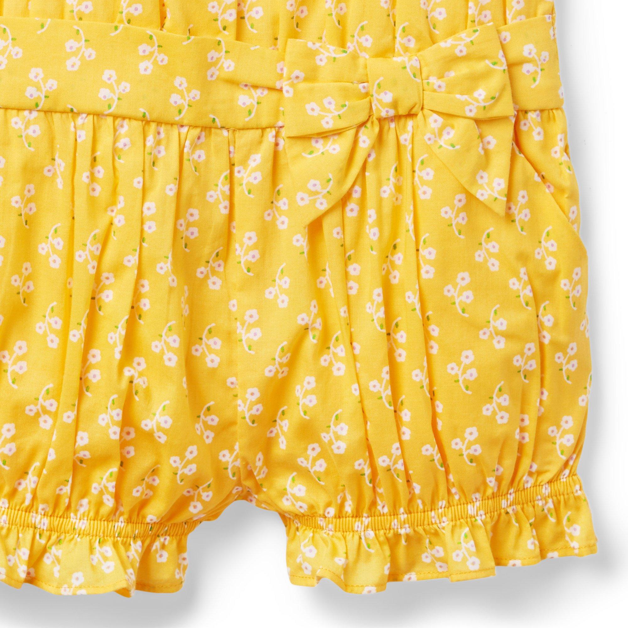 Floral Ruffle Hem Romper image number 2