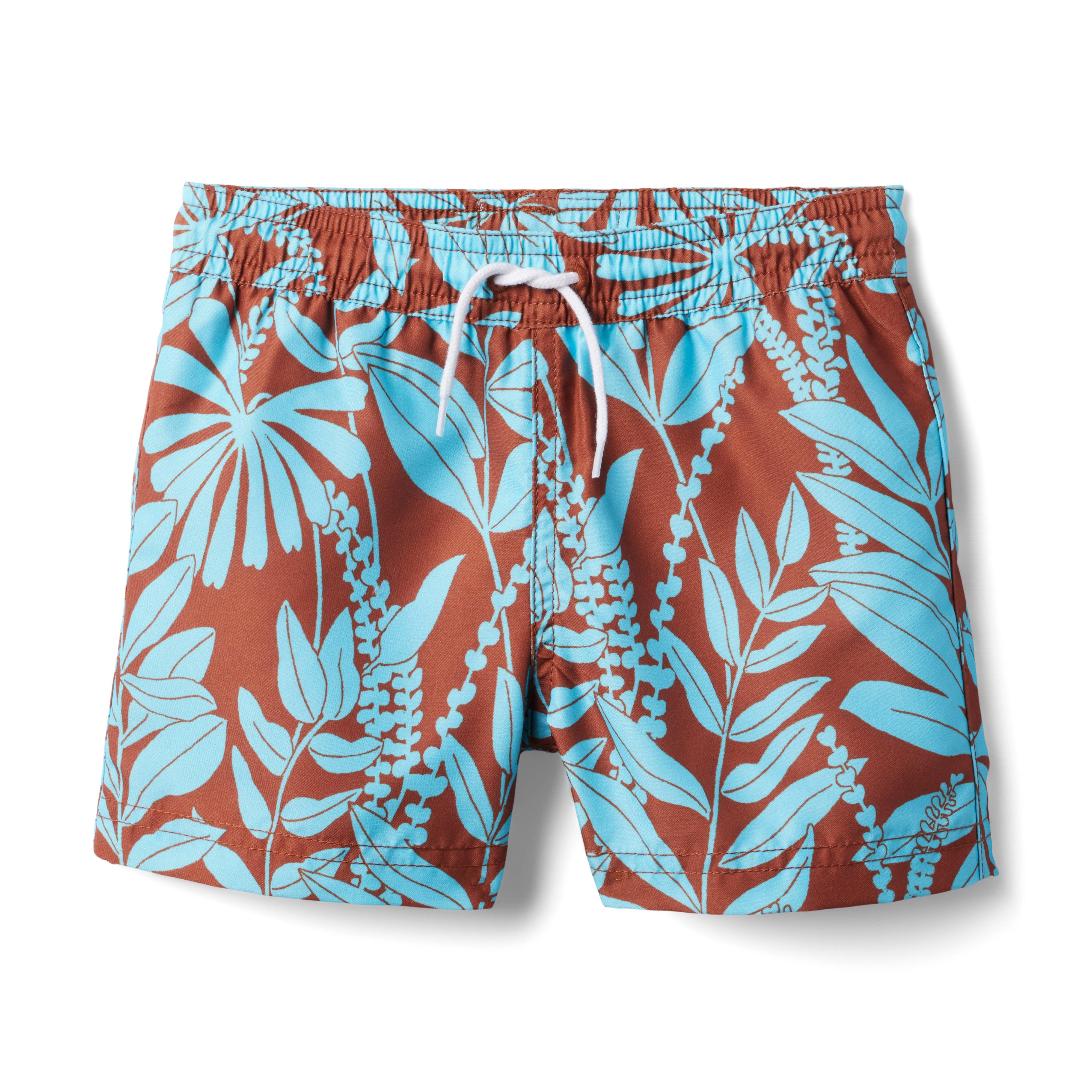 Tropical Recycled Swim Trunk image number 0