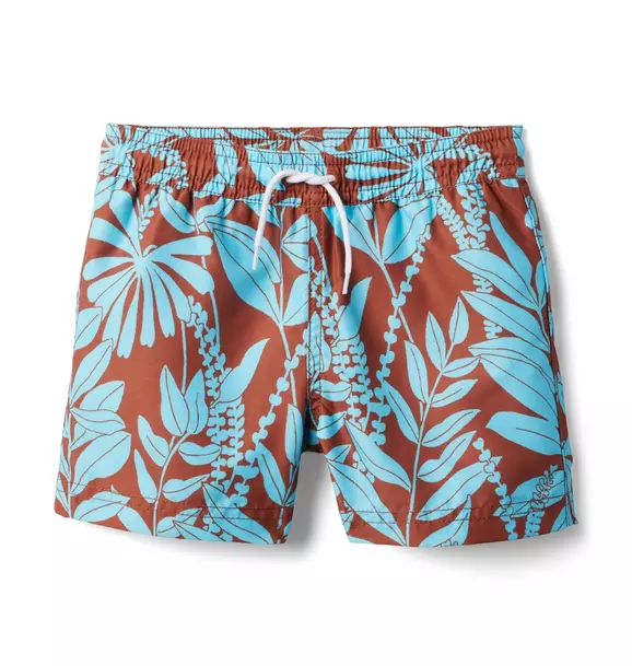 Tropical Recycled Swim Trunk