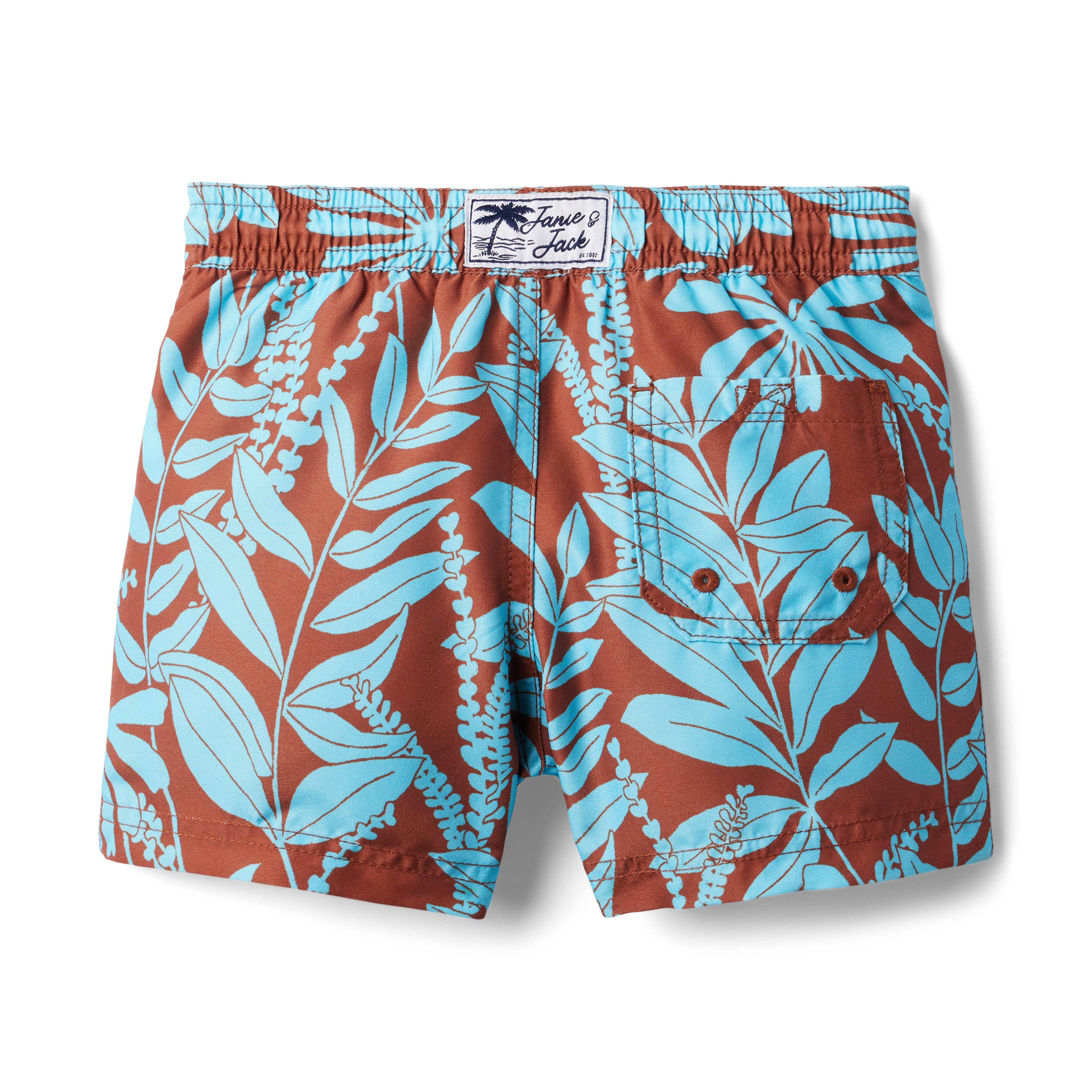 Tropical Recycled Swim Trunk image number 1