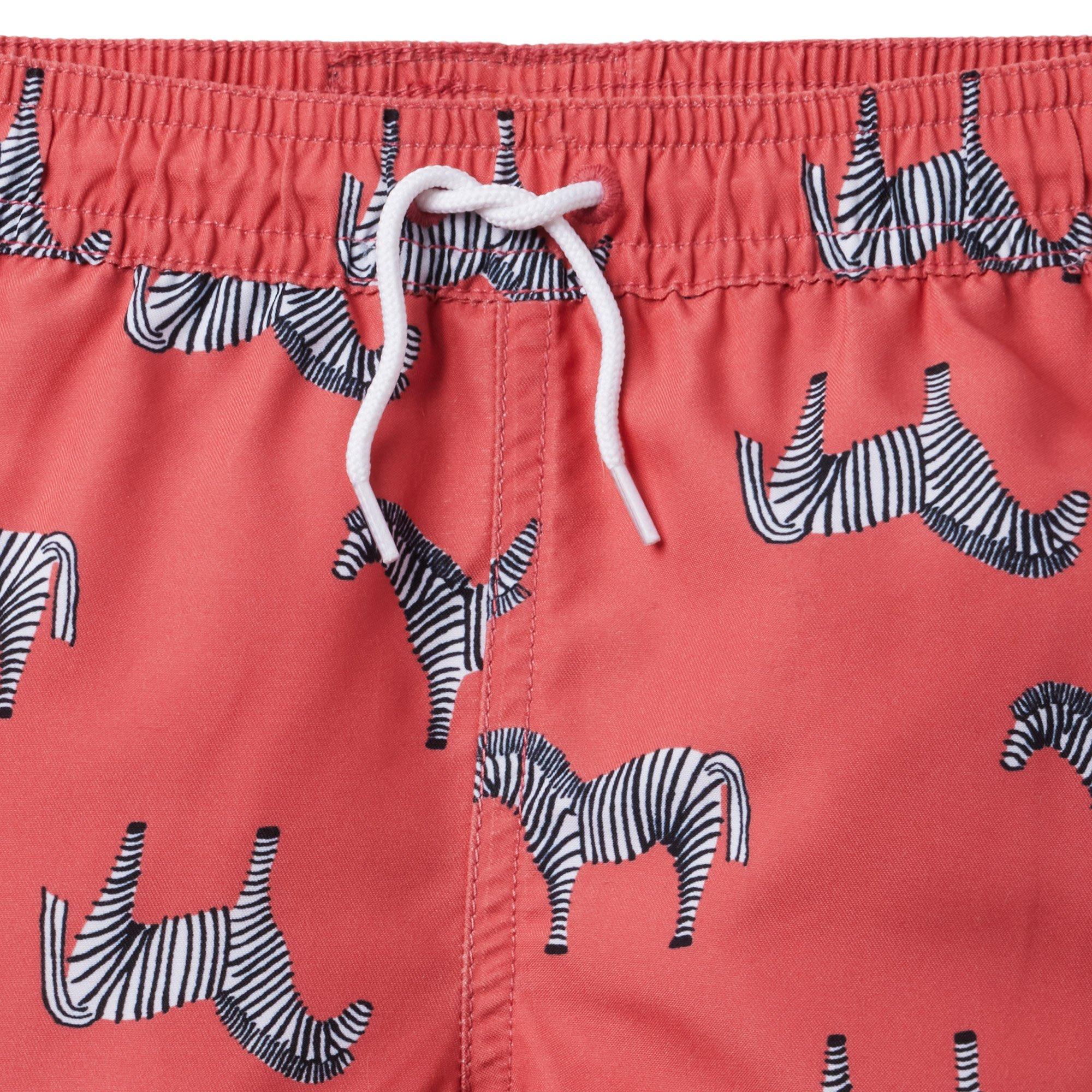 Zebra Recycled Swim Trunk image number 2