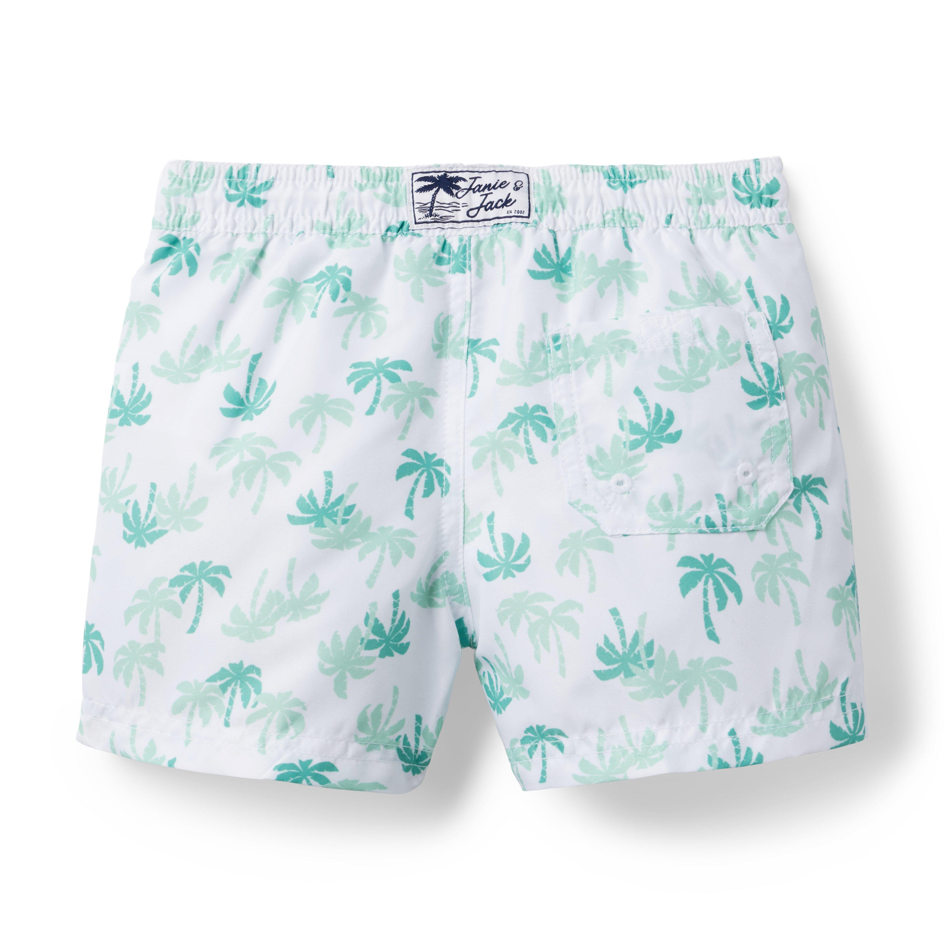 Palm Tree Recycled Swim Trunk image number 1