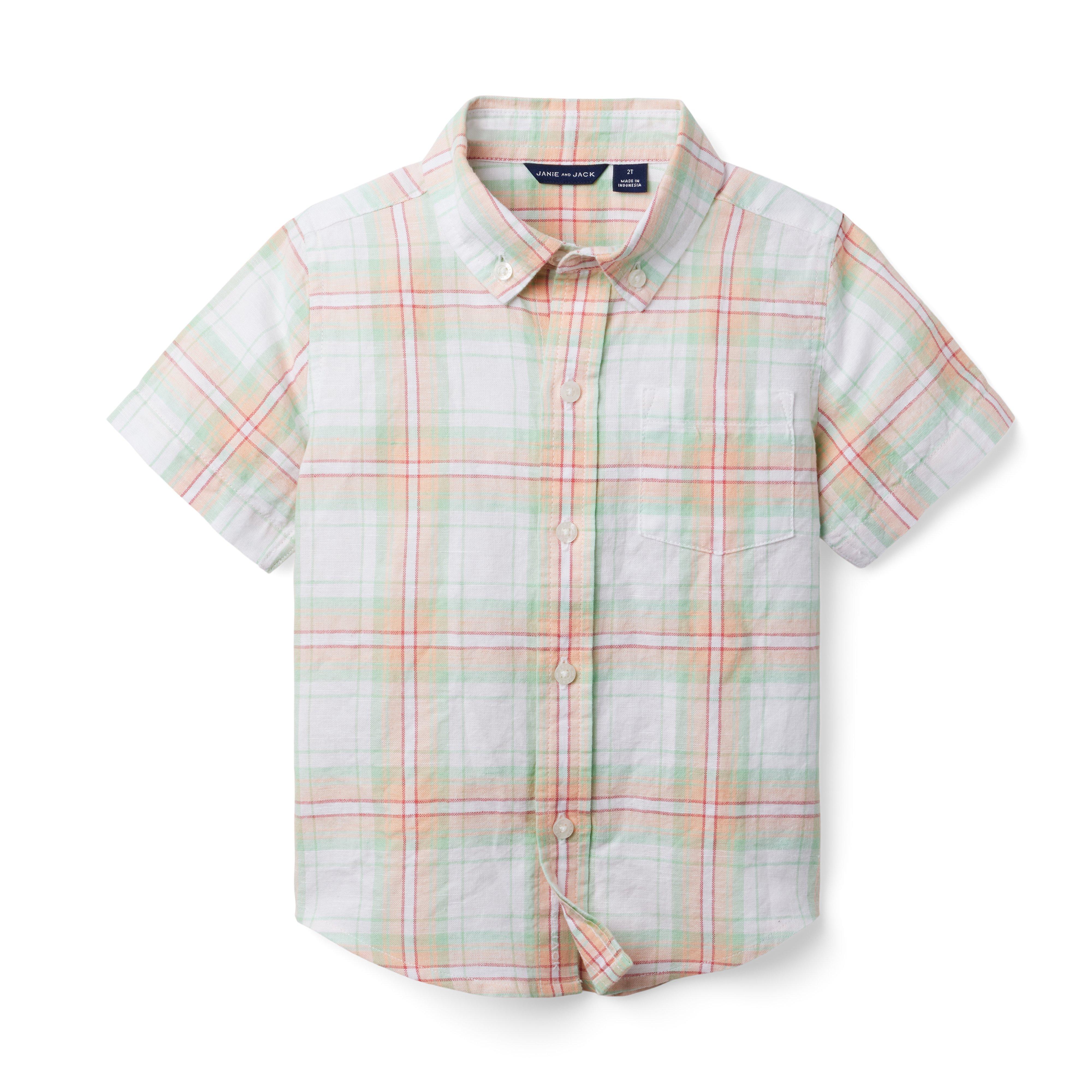 Plaid Linen Shirt image number 0