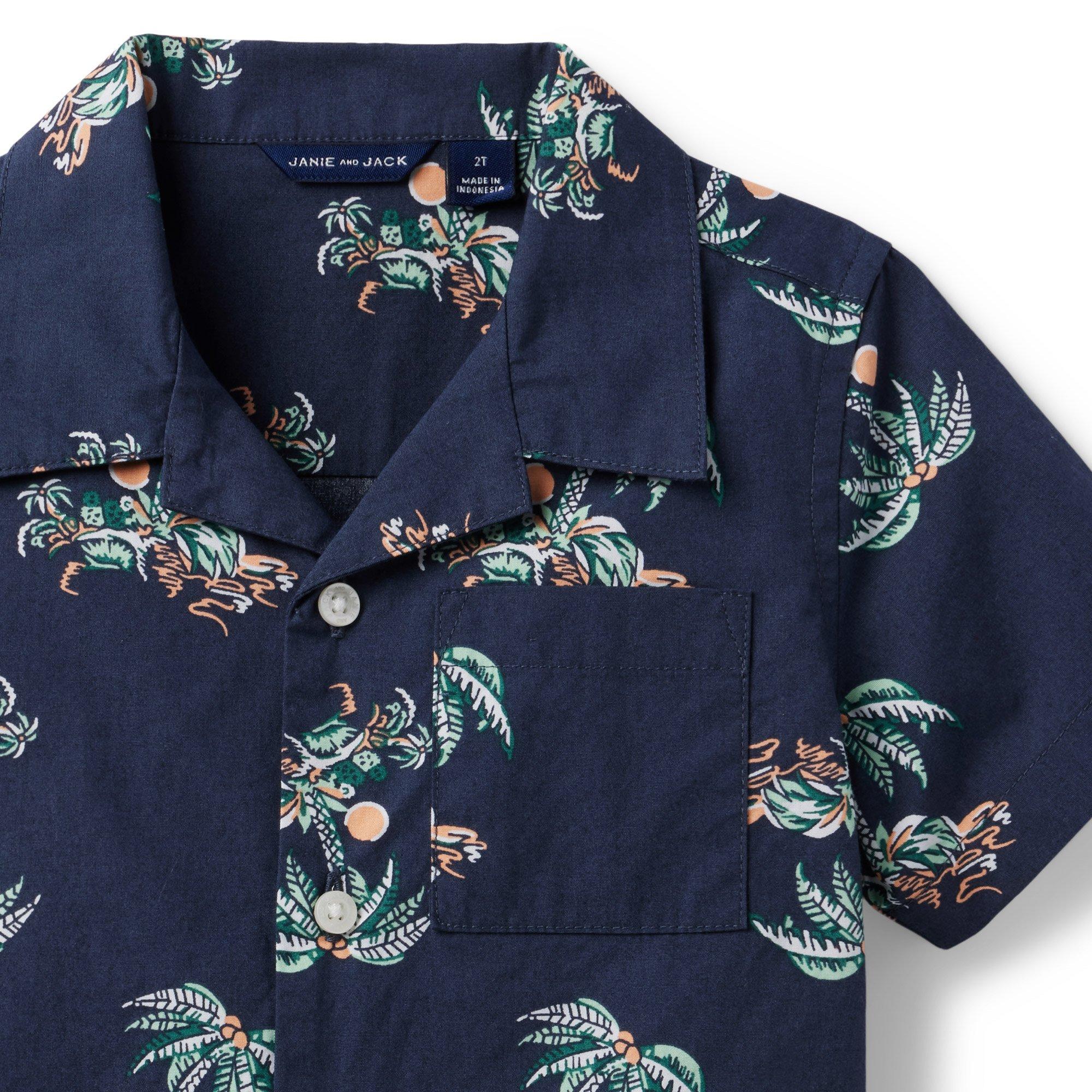 Island Palm Poplin Cabana Shirt image number 2