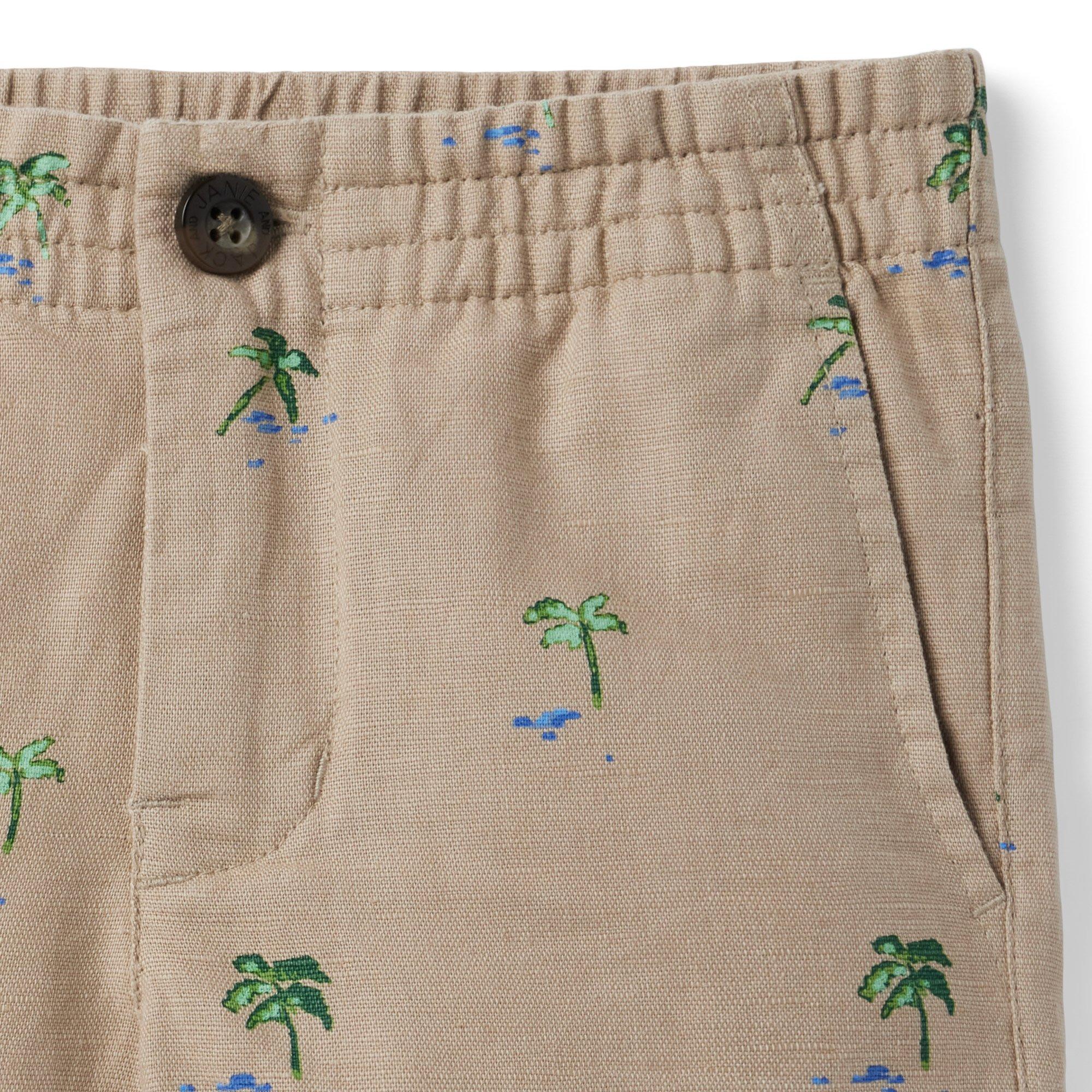 Palm Tree Linen Short image number 2