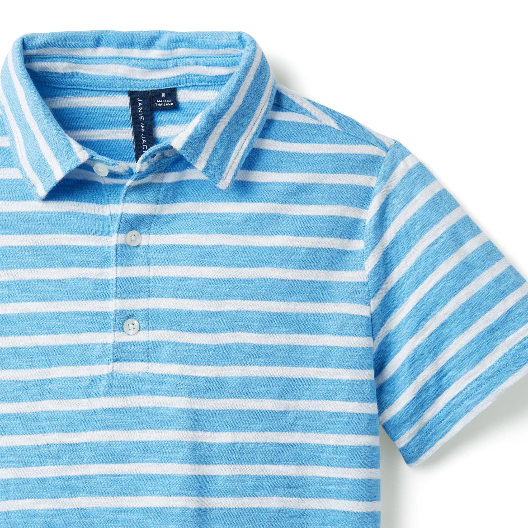 Striped Slub Polo image number 3