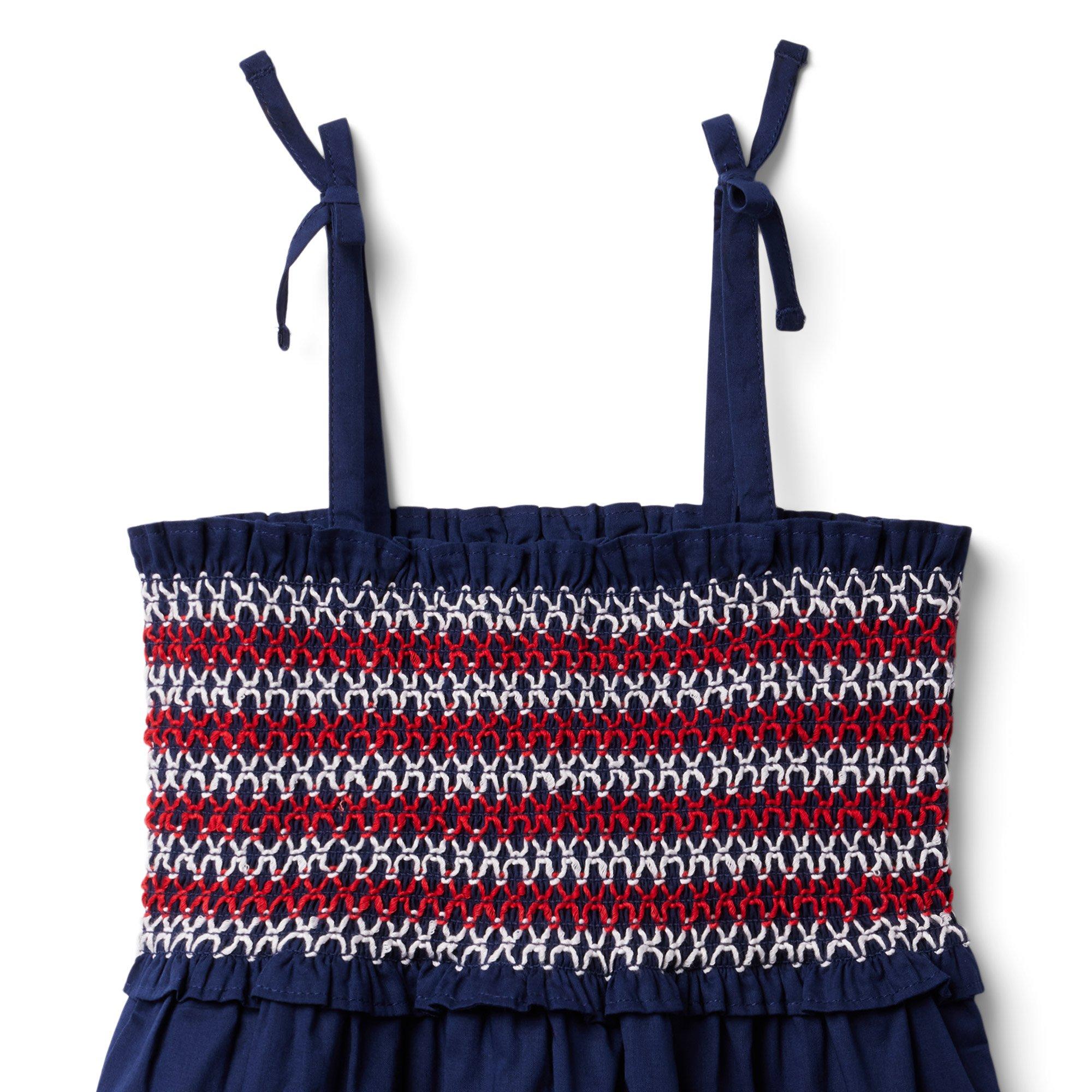 Striped Smocked Dress image number 2