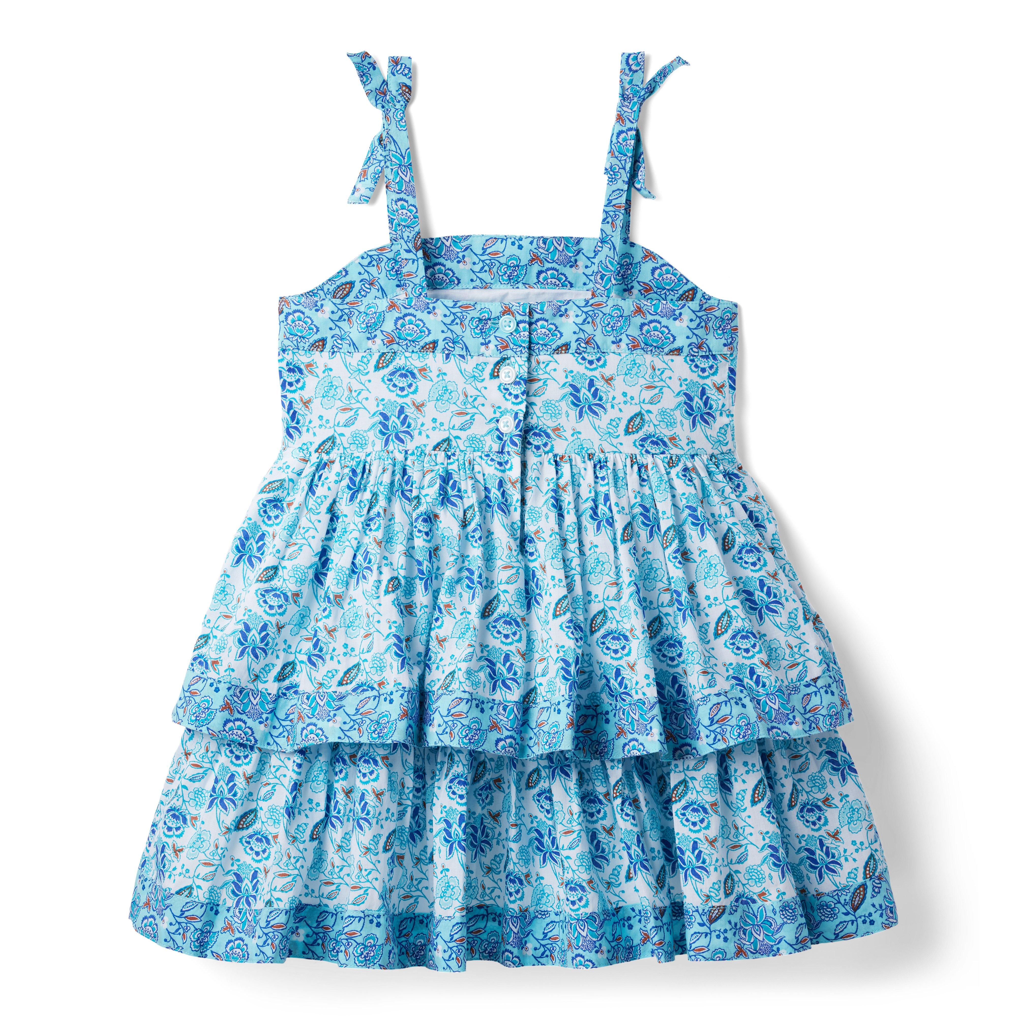 Floral Paisley Tiered Sundress image number 1