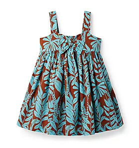 Tropical Knotted Bow Sundress