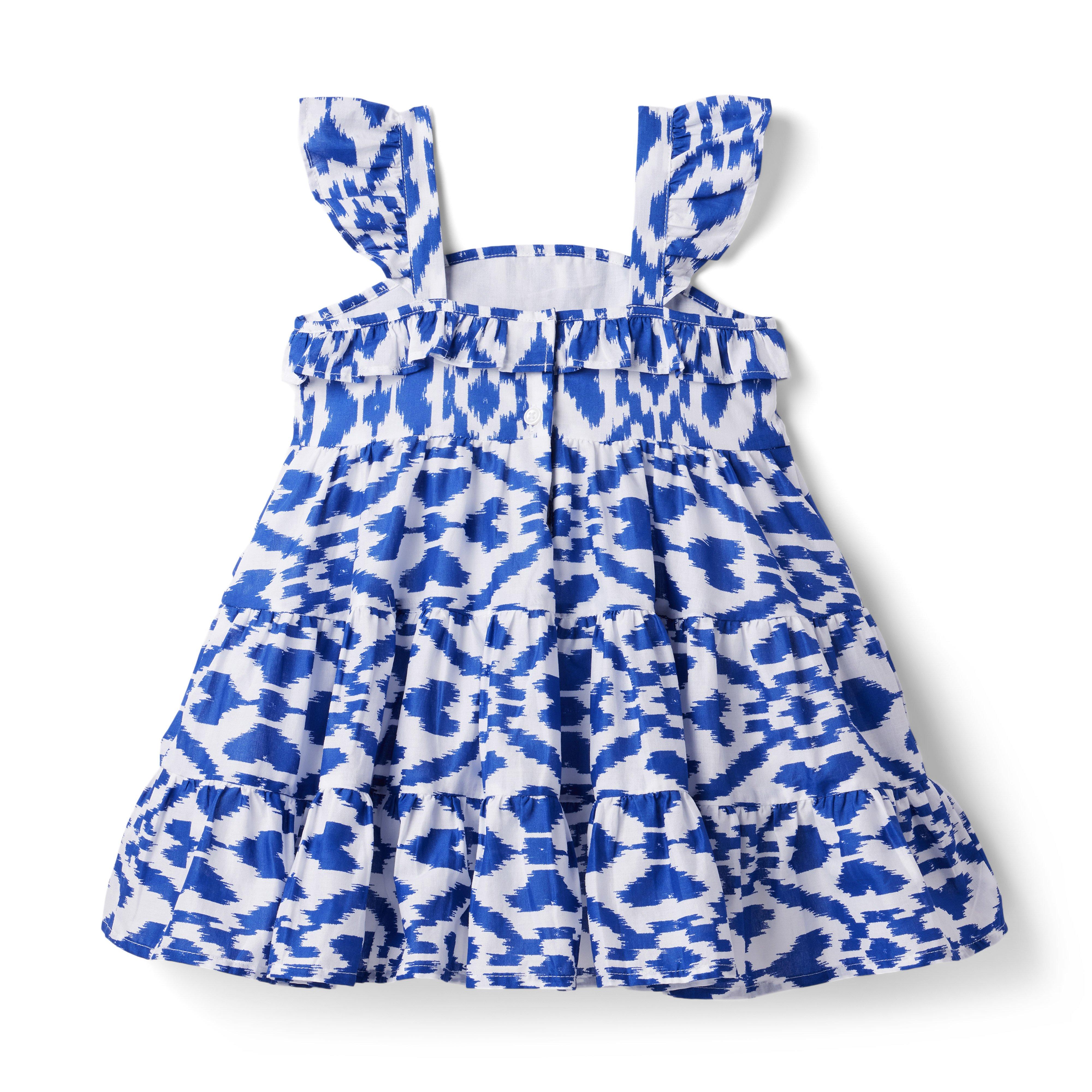 Ikat Ruffle Trim Sundress image number 1