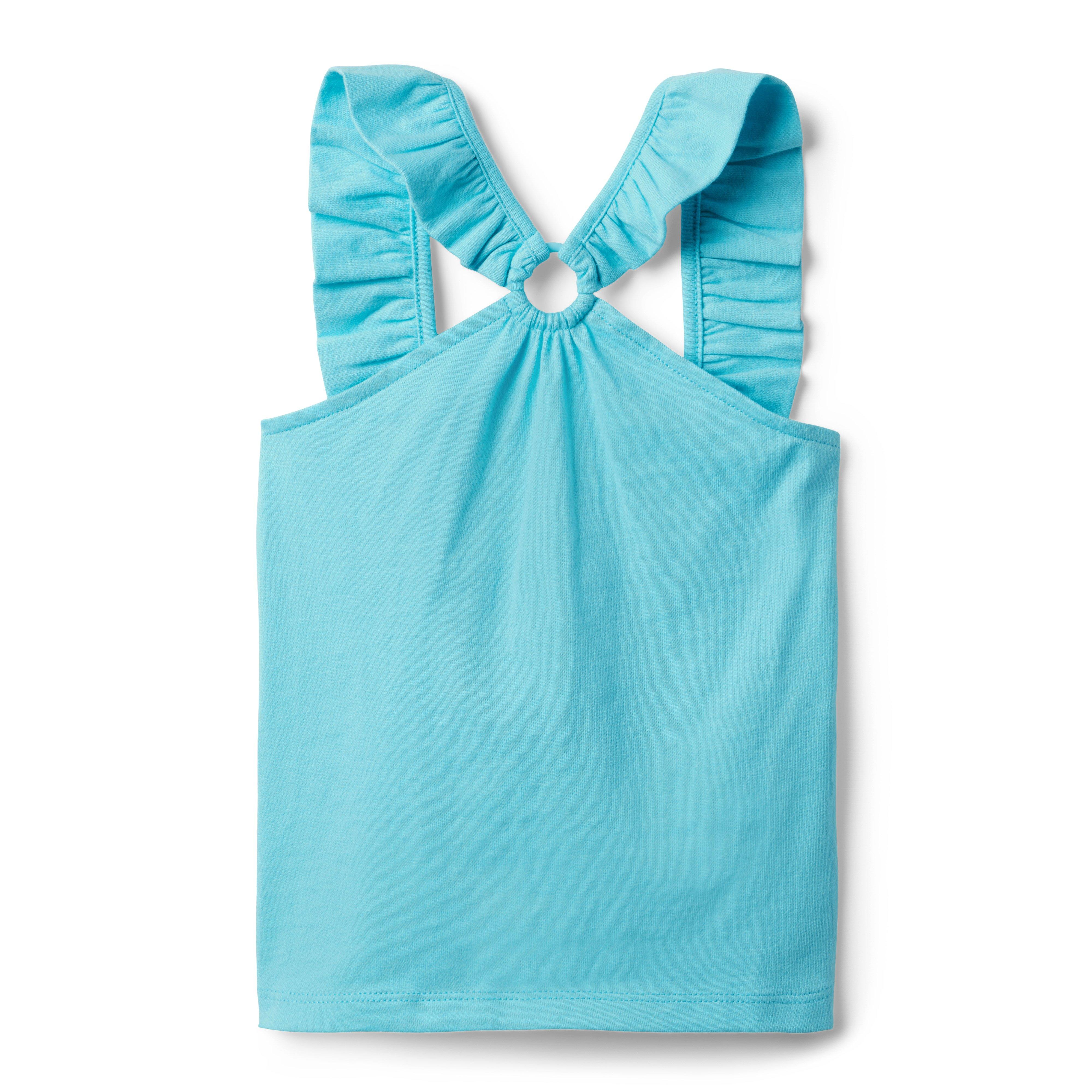 Ruffle Halter Ring Top image number 0