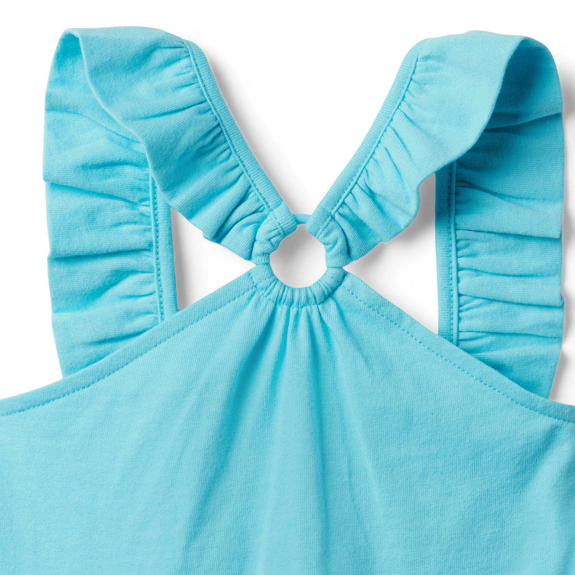 Ruffle Halter Ring Top image number 1
