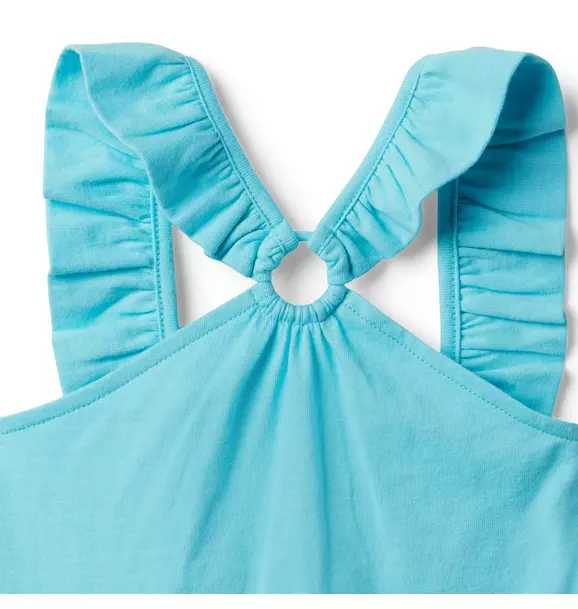 Ruffle Halter Ring Top image number 1