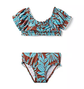 Tropical Recycled 2-Piece Swimsuit
