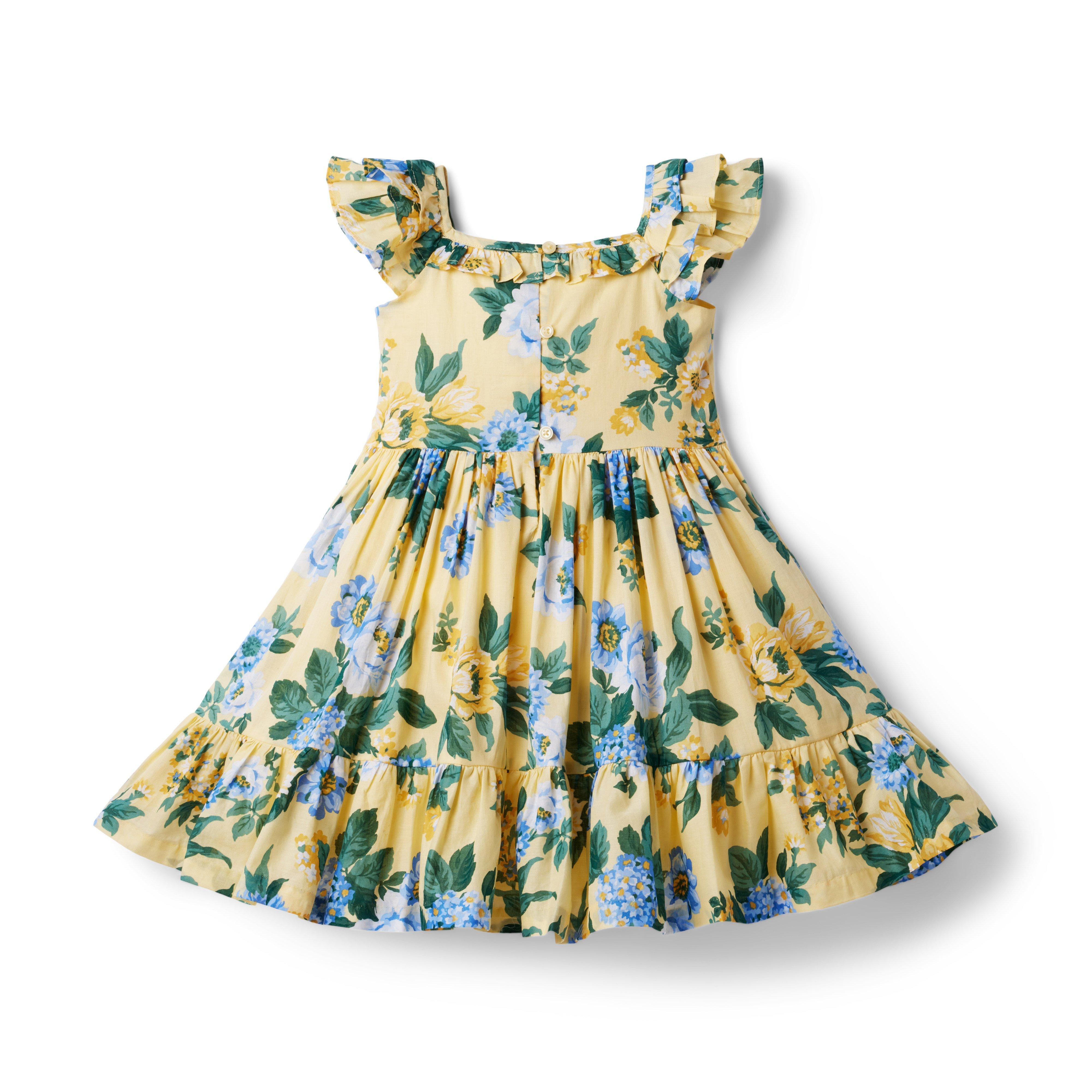Floral Ruffle Sleeve Dress image number 2