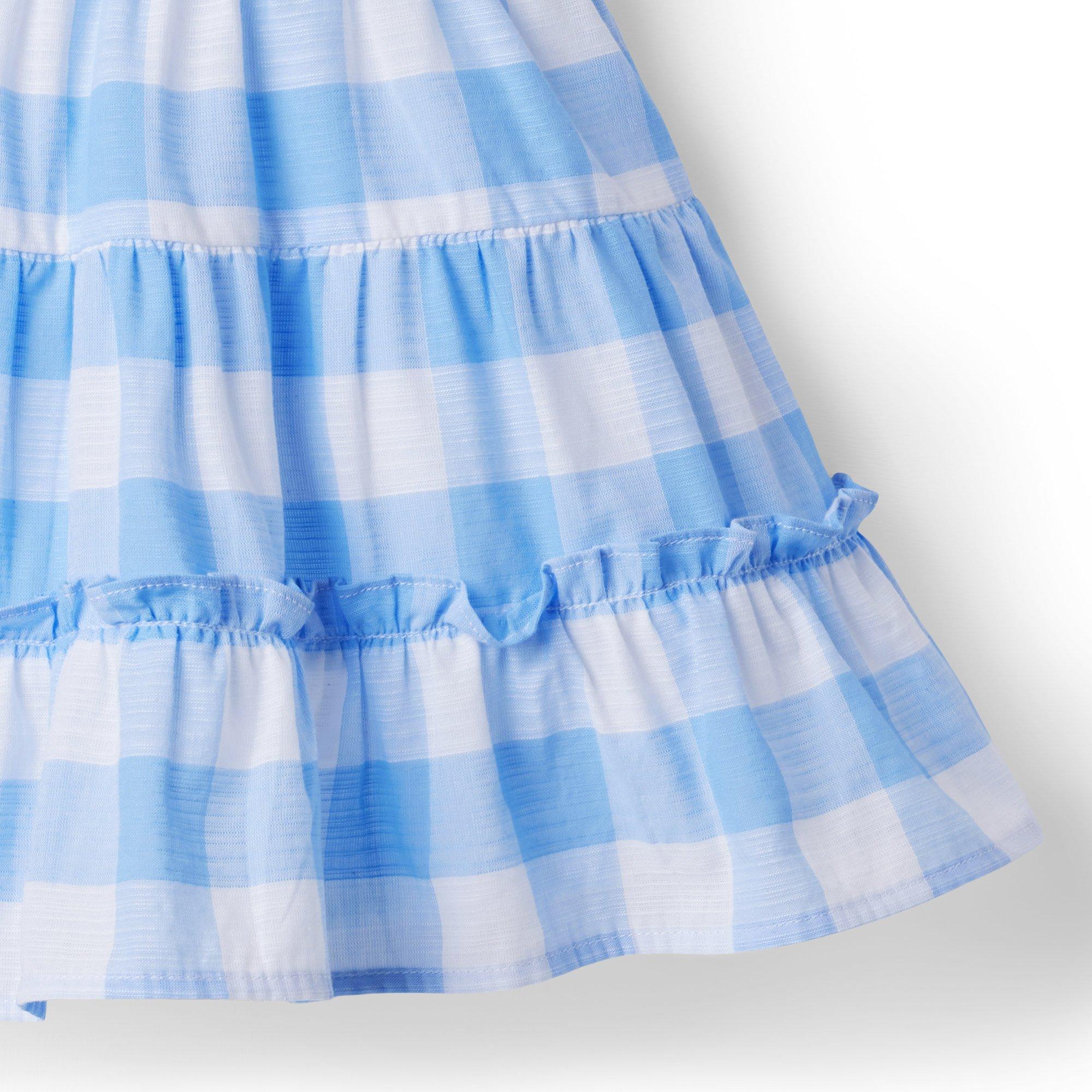 Gingham Smocked Sundress image number 4