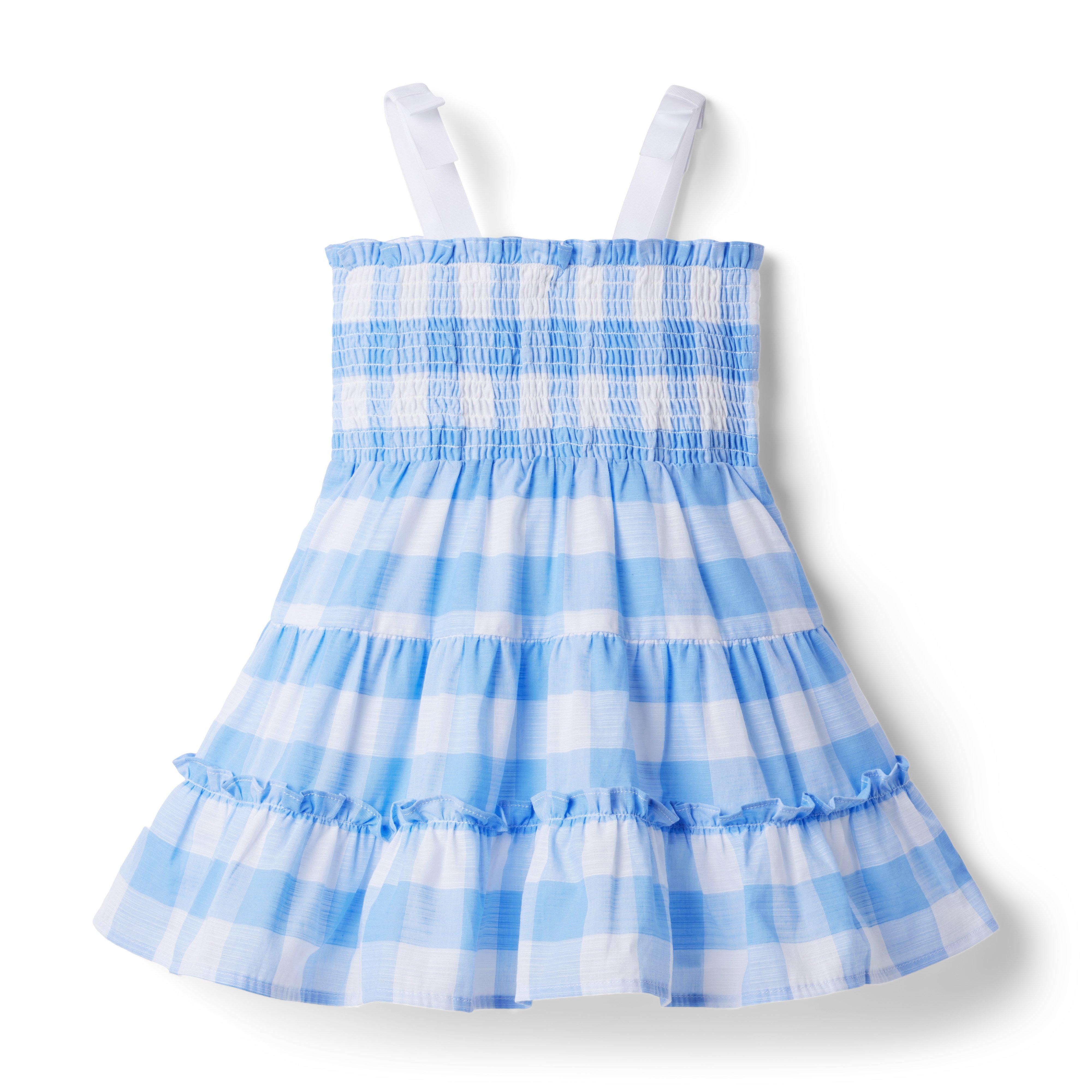Gingham Smocked Sundress image number 2
