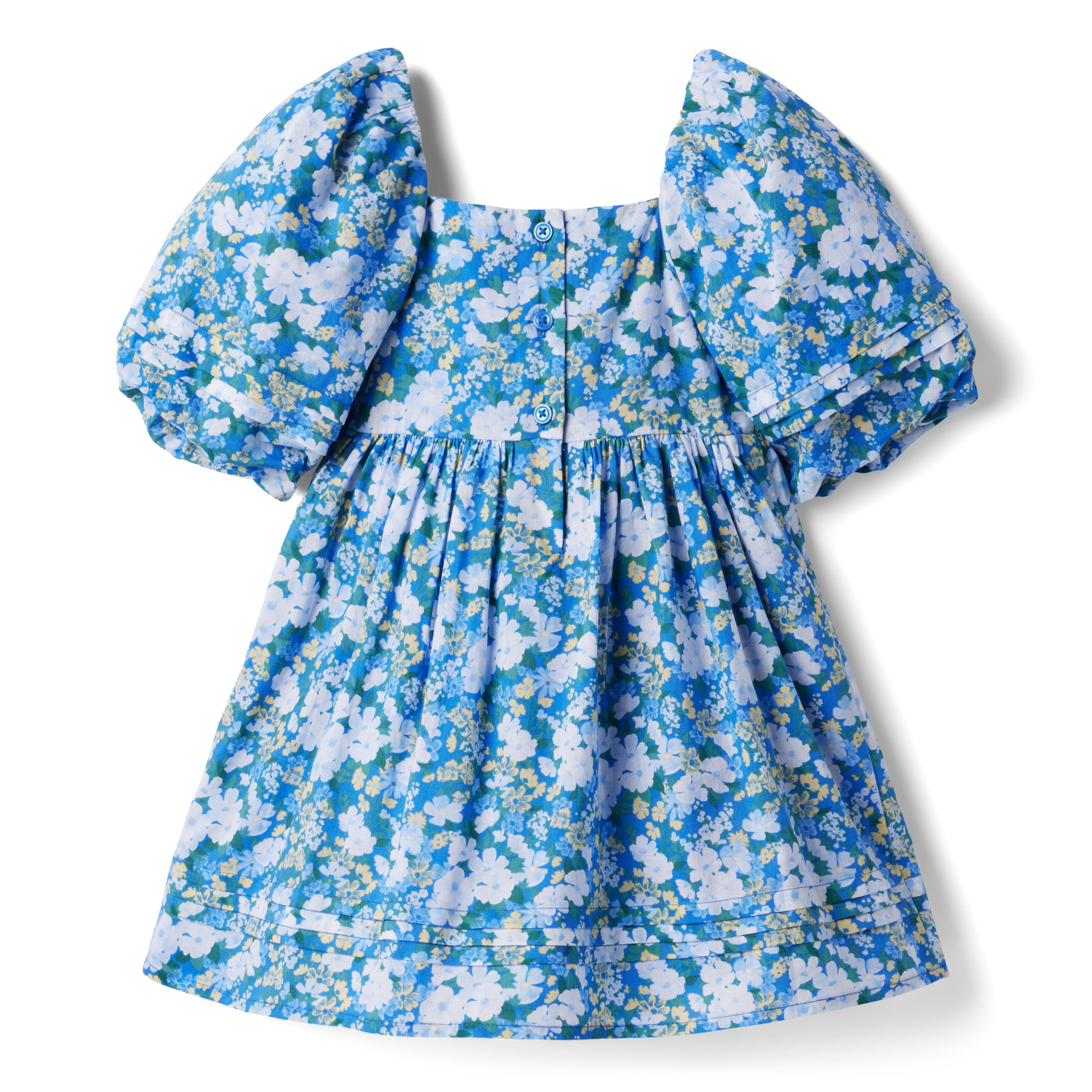 The Natalie Floral Smocked Bubble Sleeve Dress image number 2