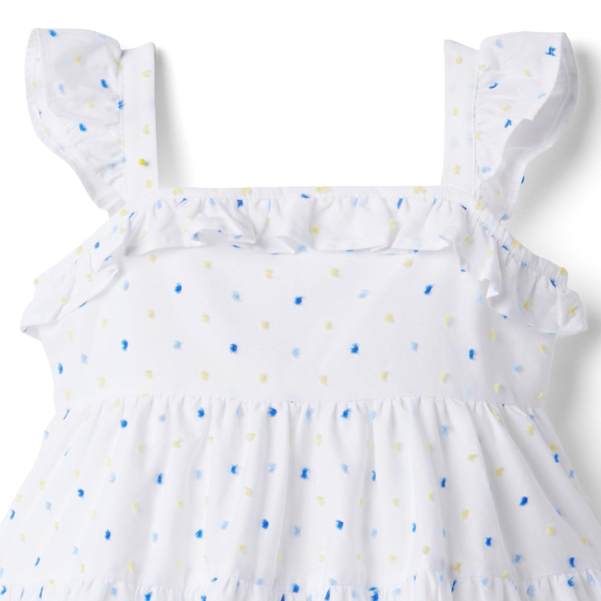 Ruffle Trim Swiss Dot Sundress image number 4