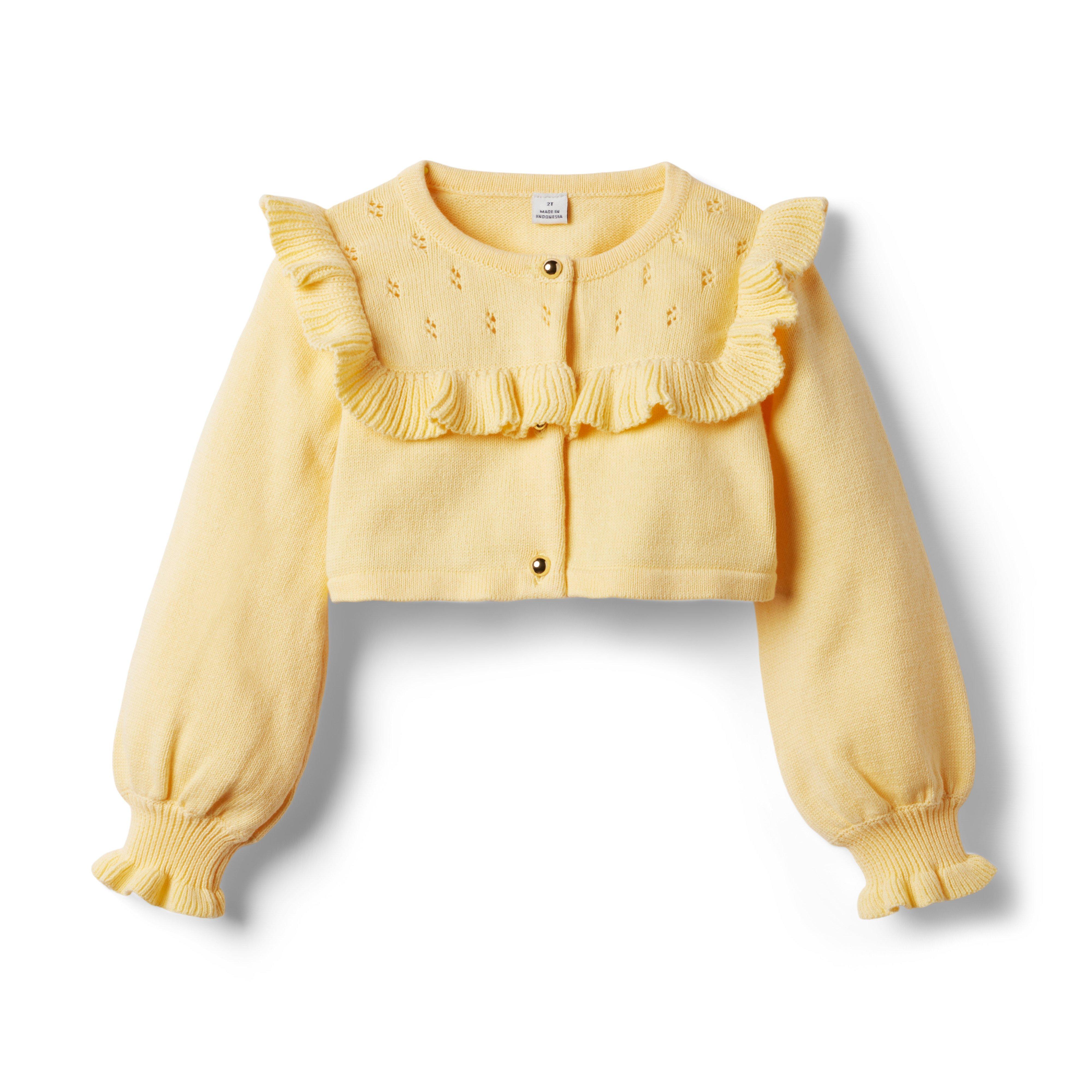 Ruffle Cropped Cardigan image number 0