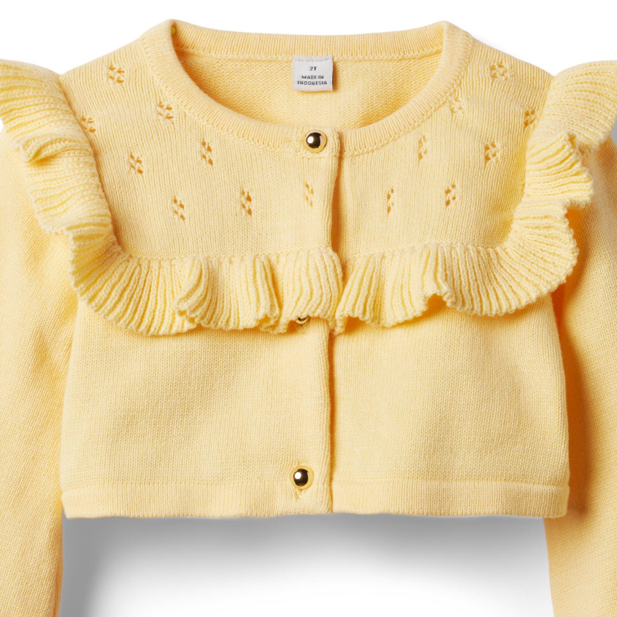 Ruffle Cropped Cardigan image number 2