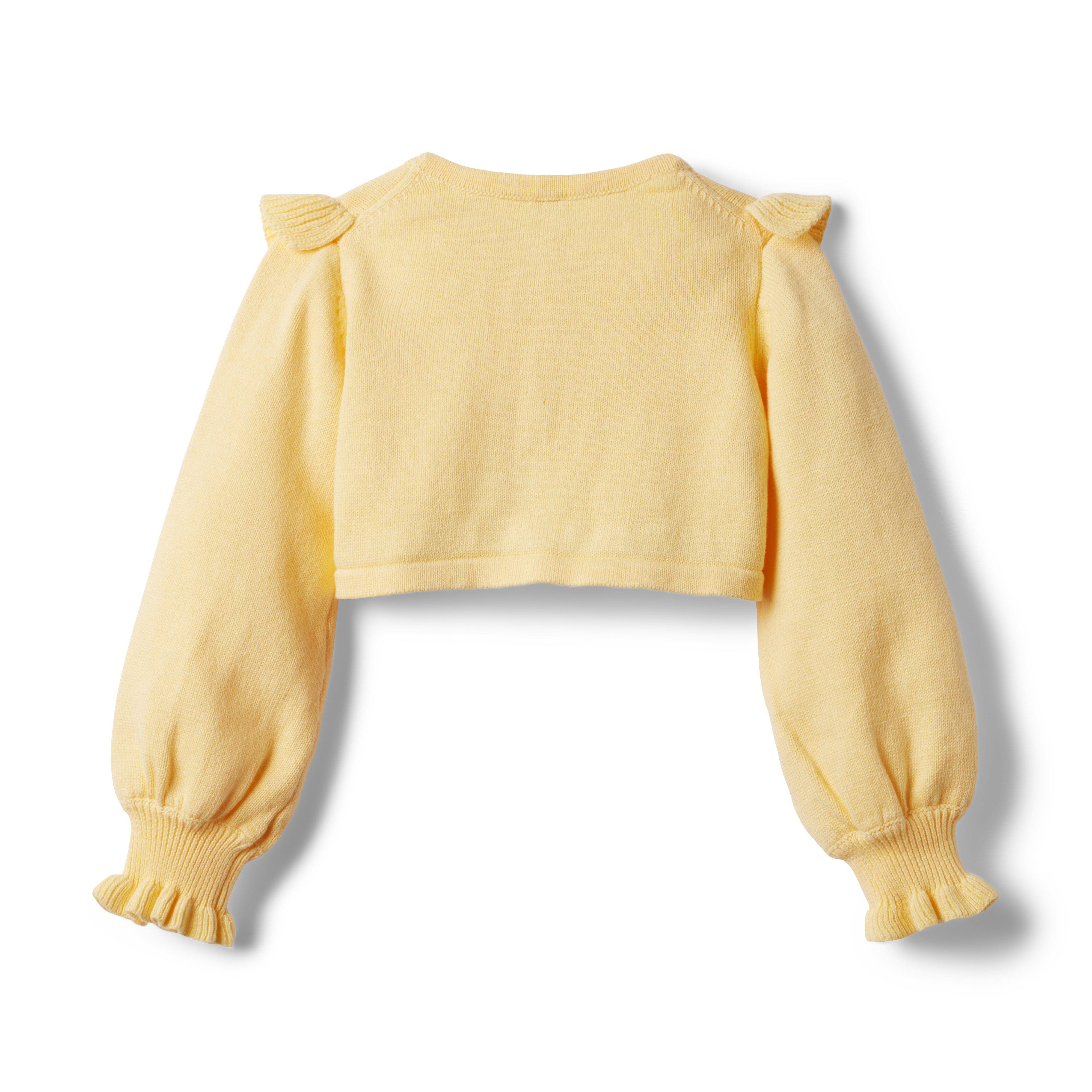 Ruffle Cropped Cardigan image number 1