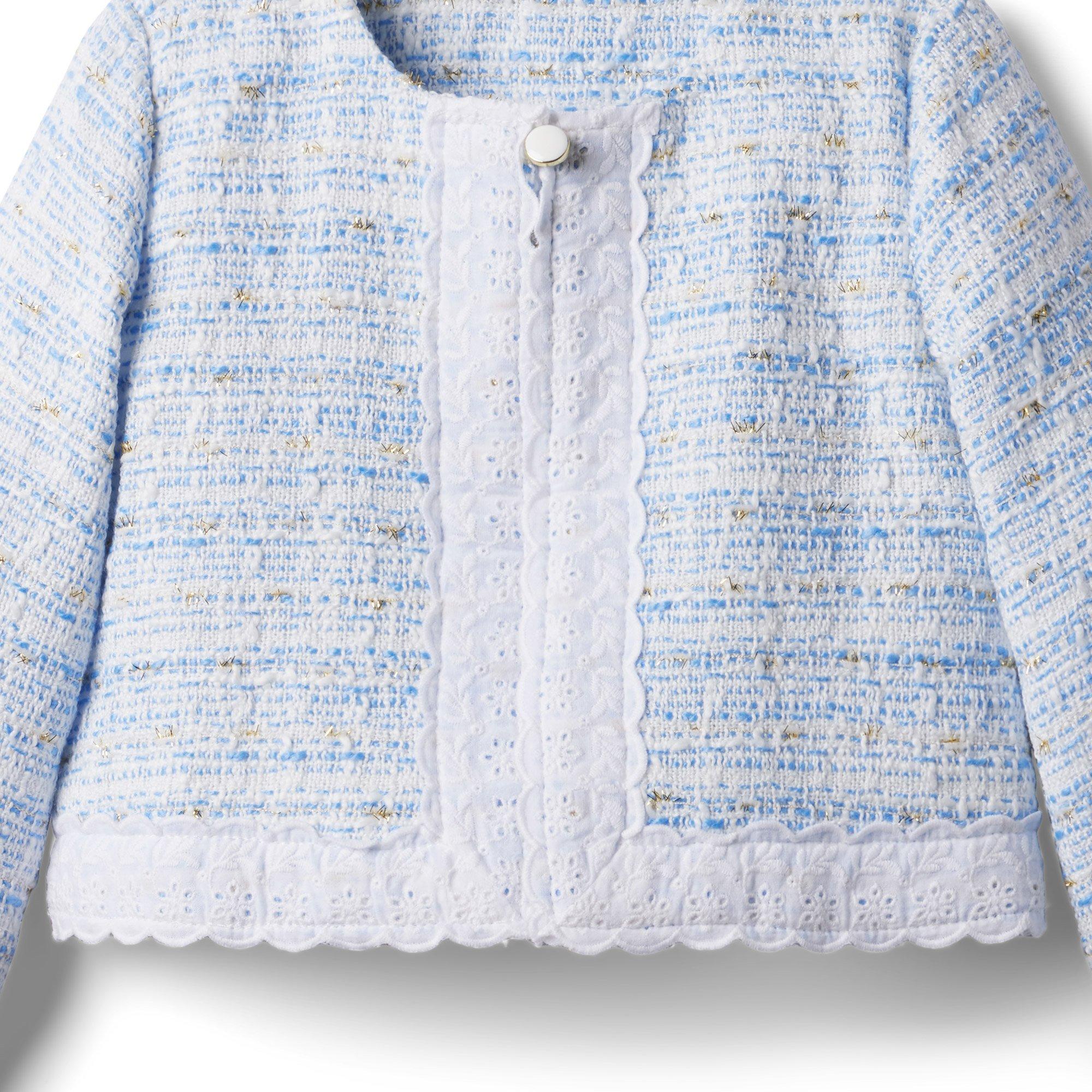 Eyelet Trim Boucle Jacket image number 2