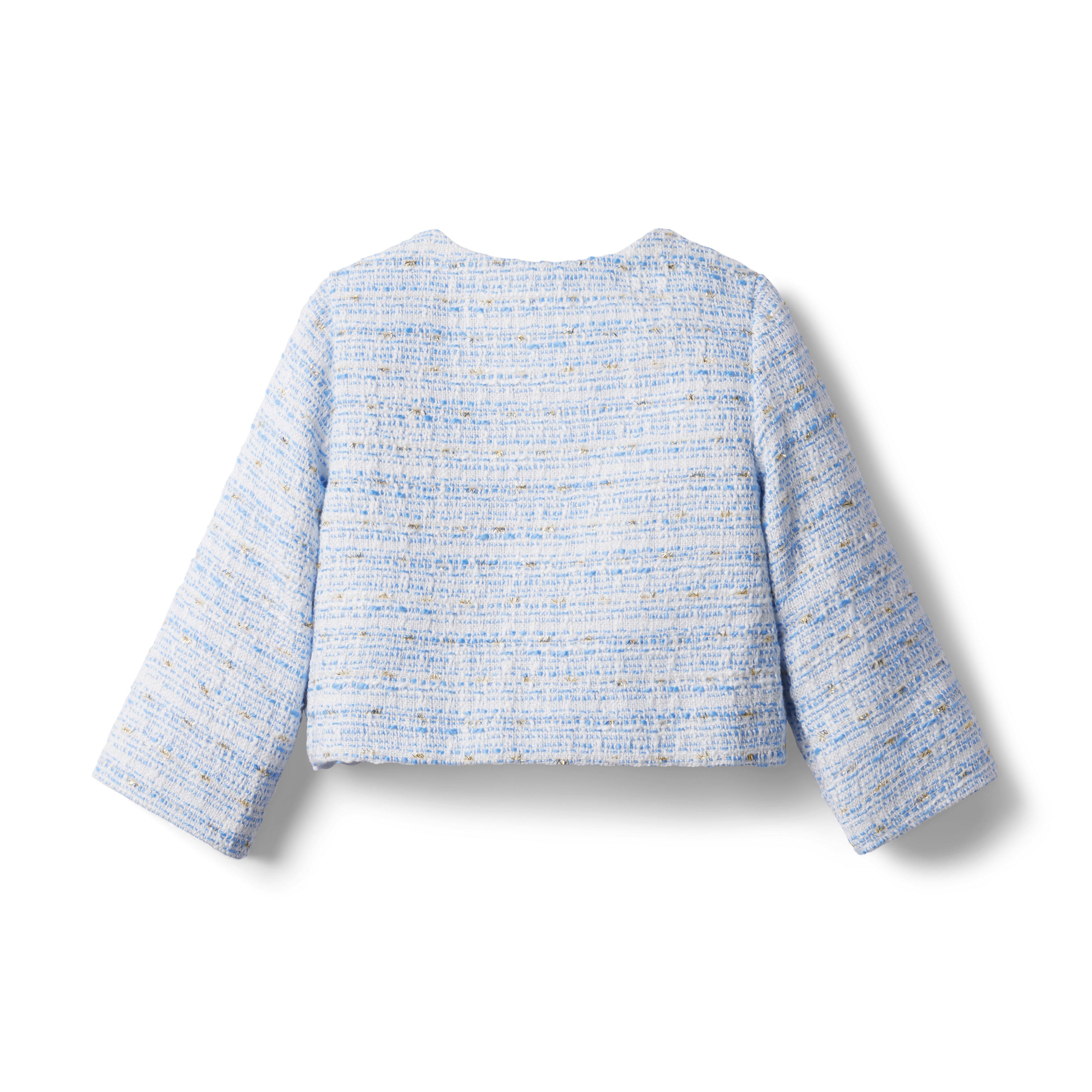 Eyelet Trim Boucle Jacket image number 1