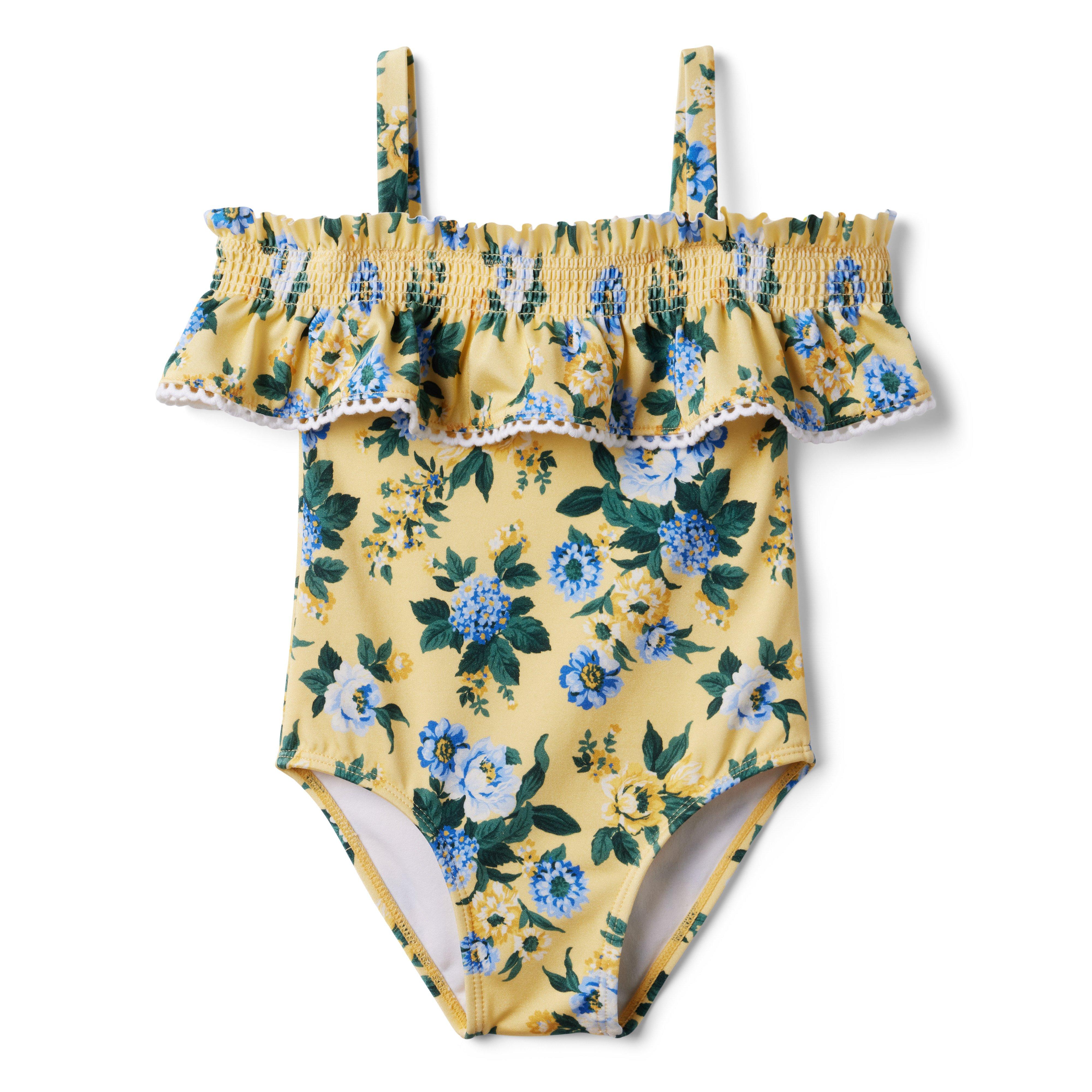 Floral Cold Shoulder Swimsuit image number 0