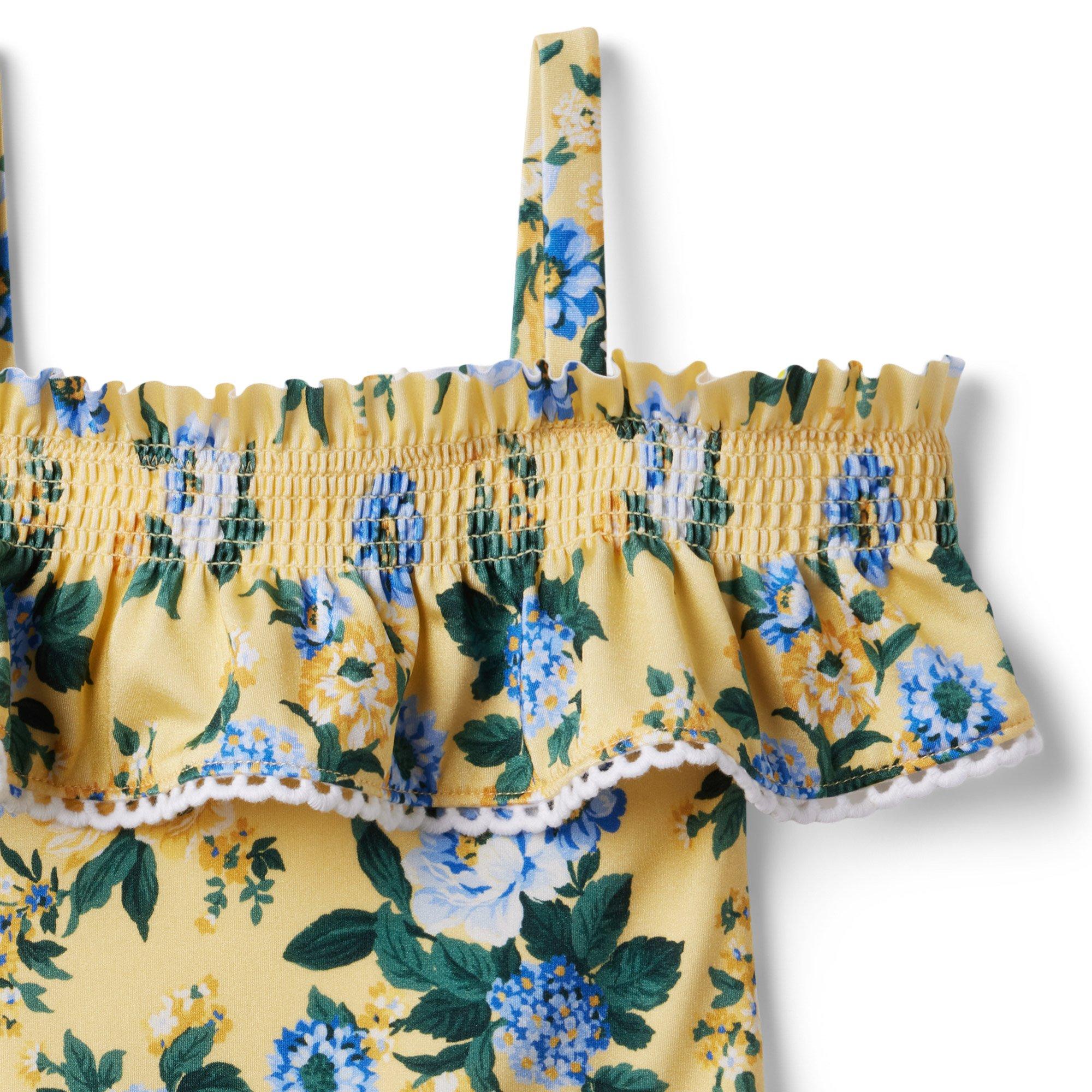 Floral Cold Shoulder Swimsuit image number 2