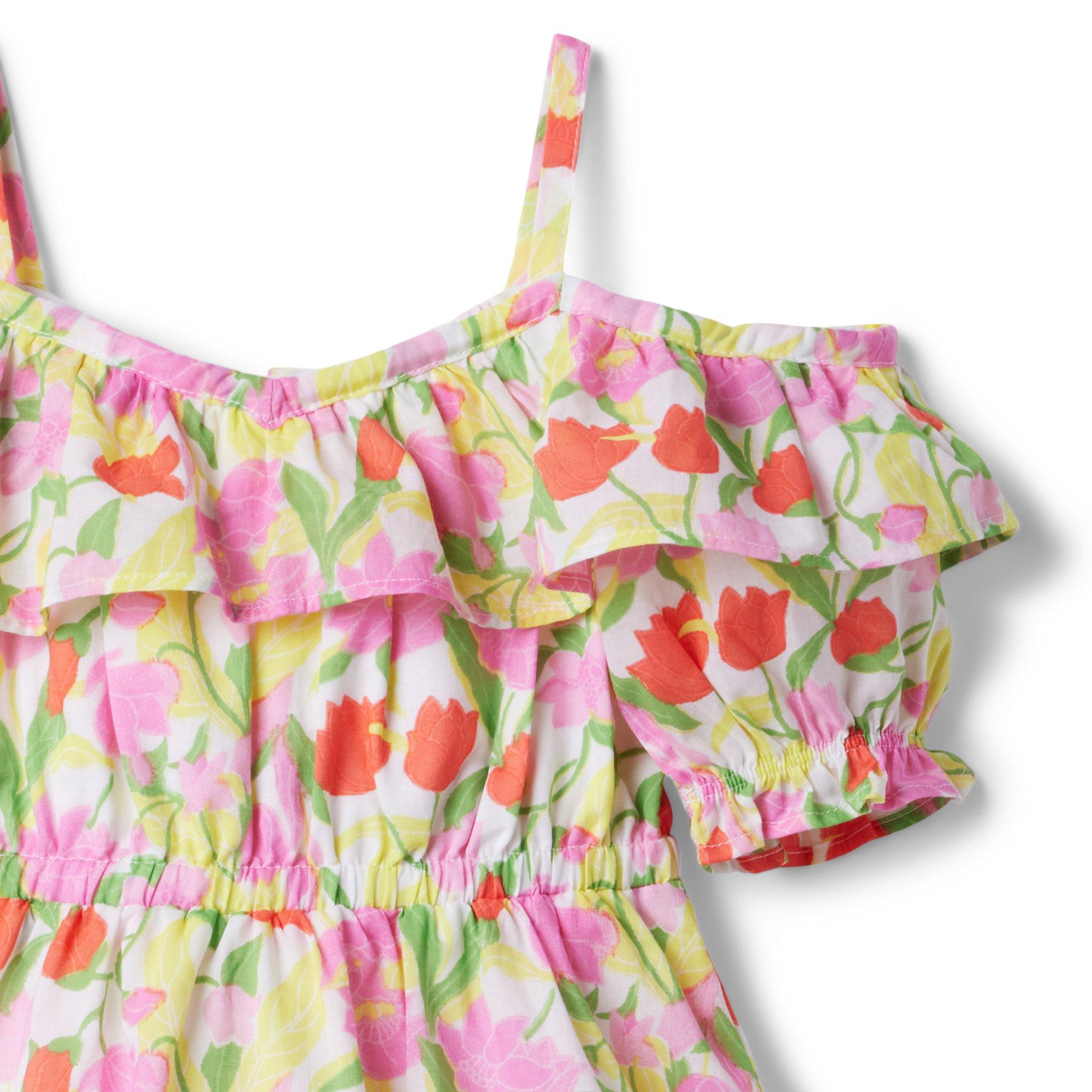 Floral Cold Shoulder Dress image number 3