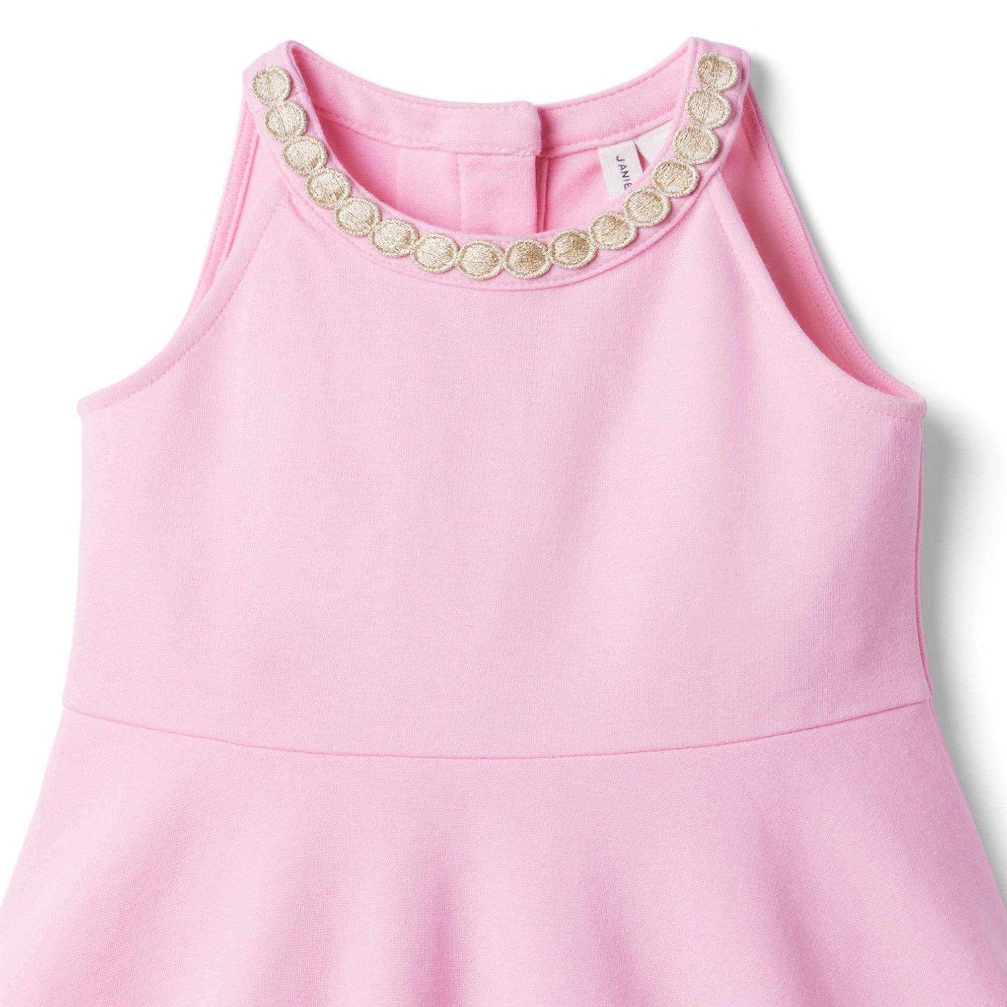 Metallic Trim Ponte Dress image number 3