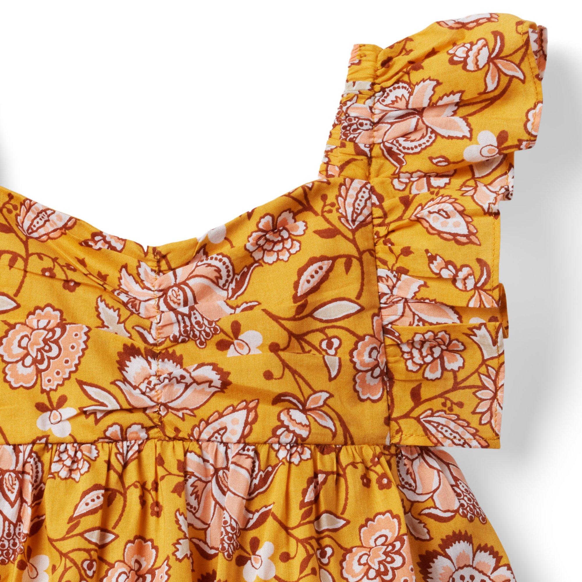 Floral Paisley Ruffle Sleeve Top image number 1