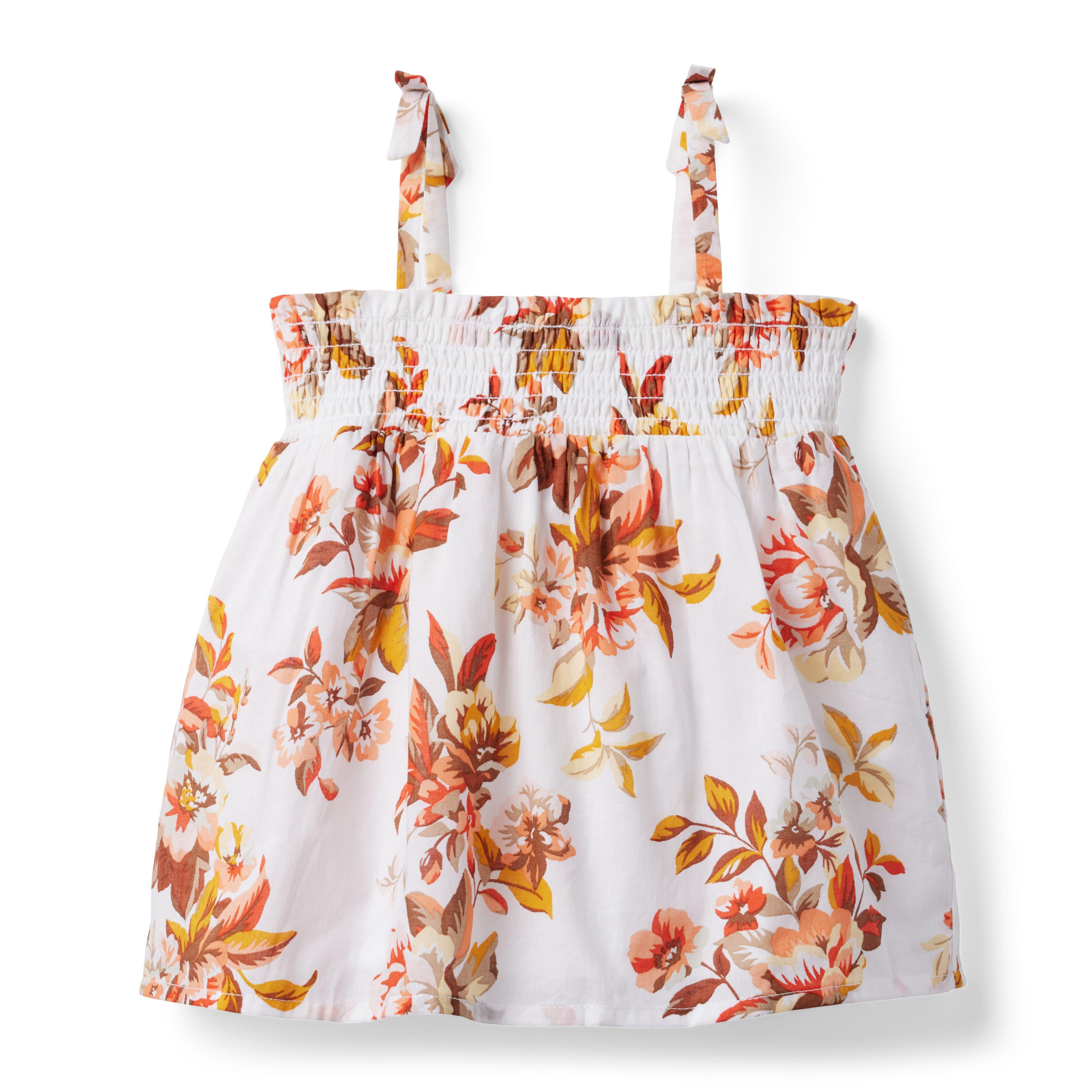 Floral Smocked Top