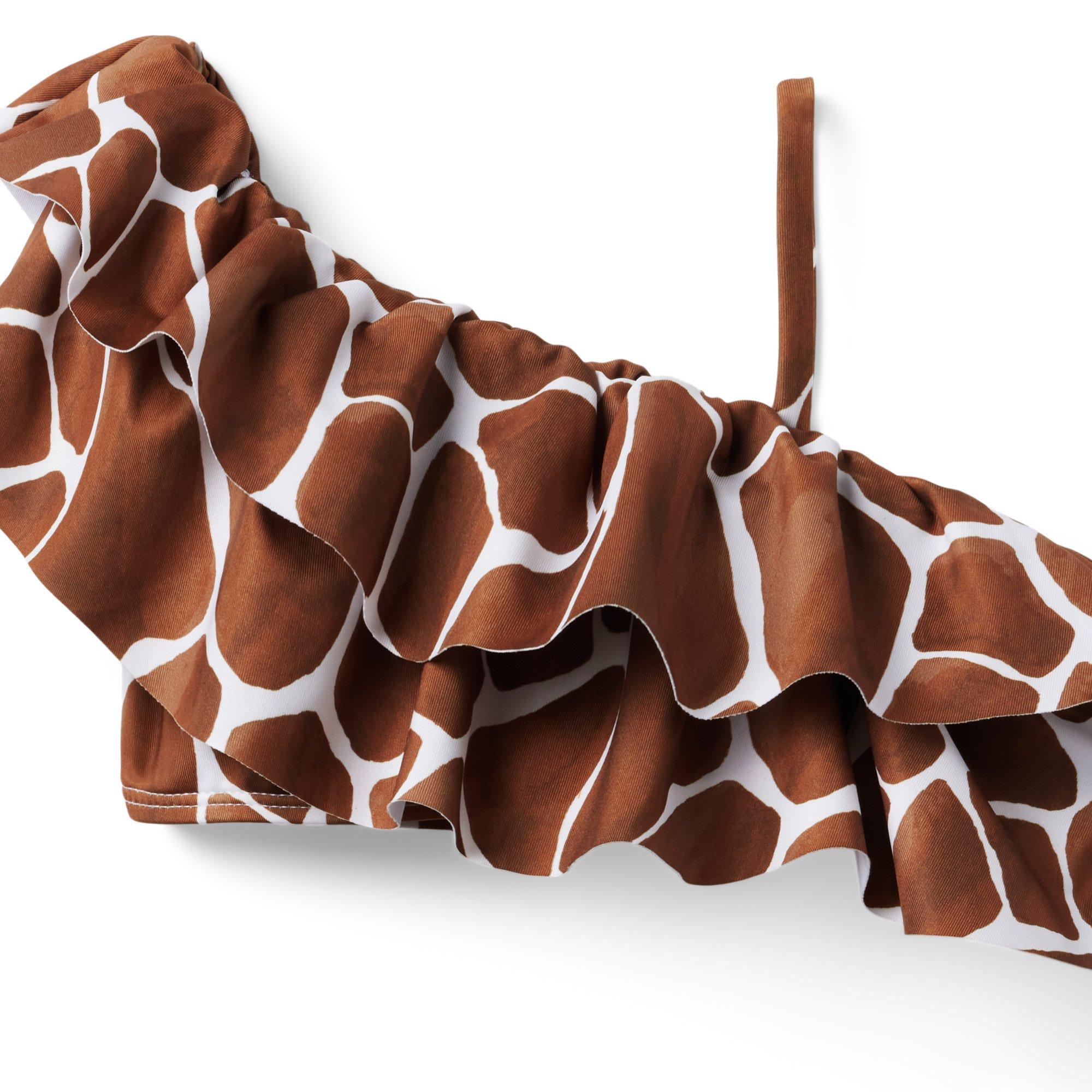 Giraffe Cold Shoulder Recycled 2-Piece Swimsuit image number 2