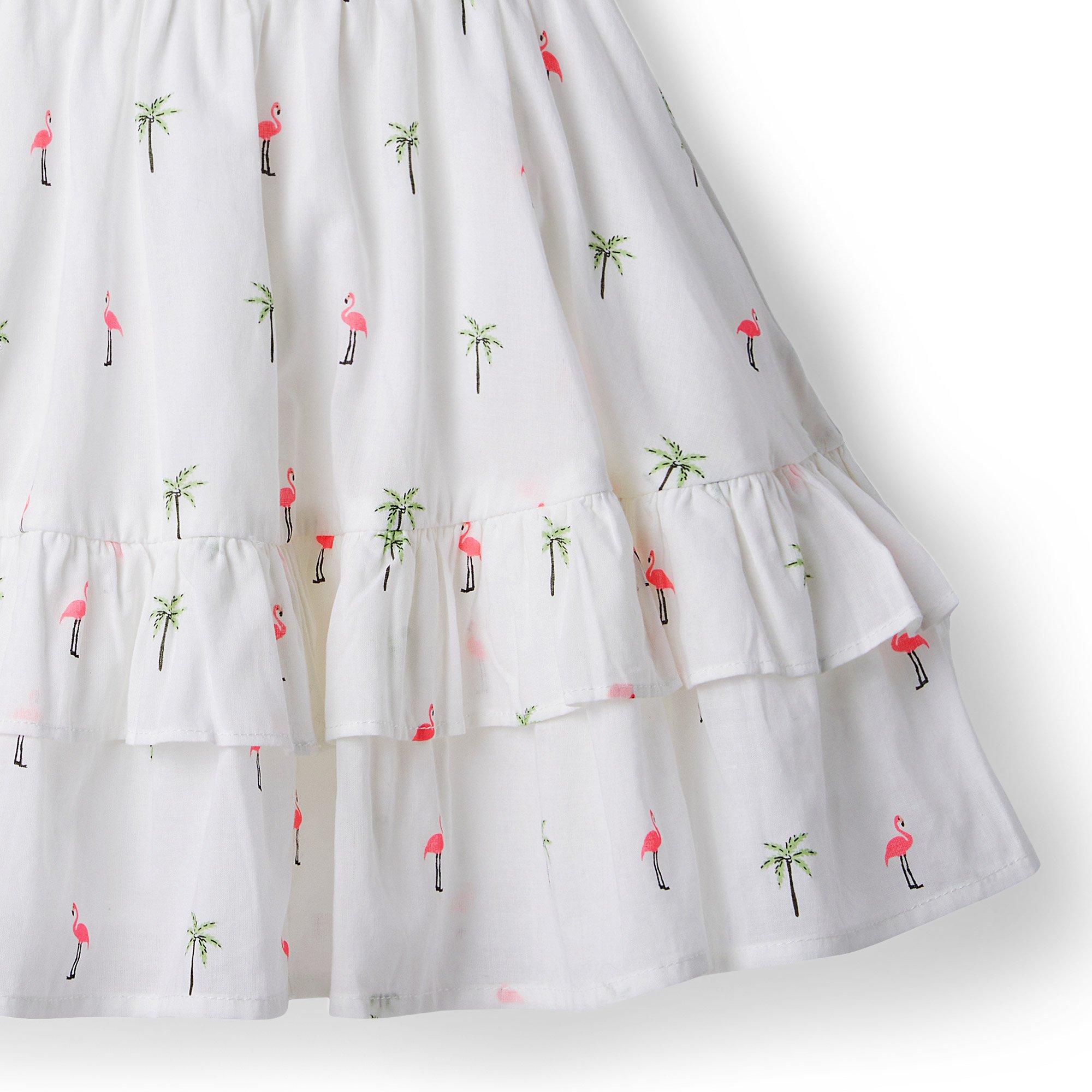 Flamingo Palm Ruffle Dress image number 3