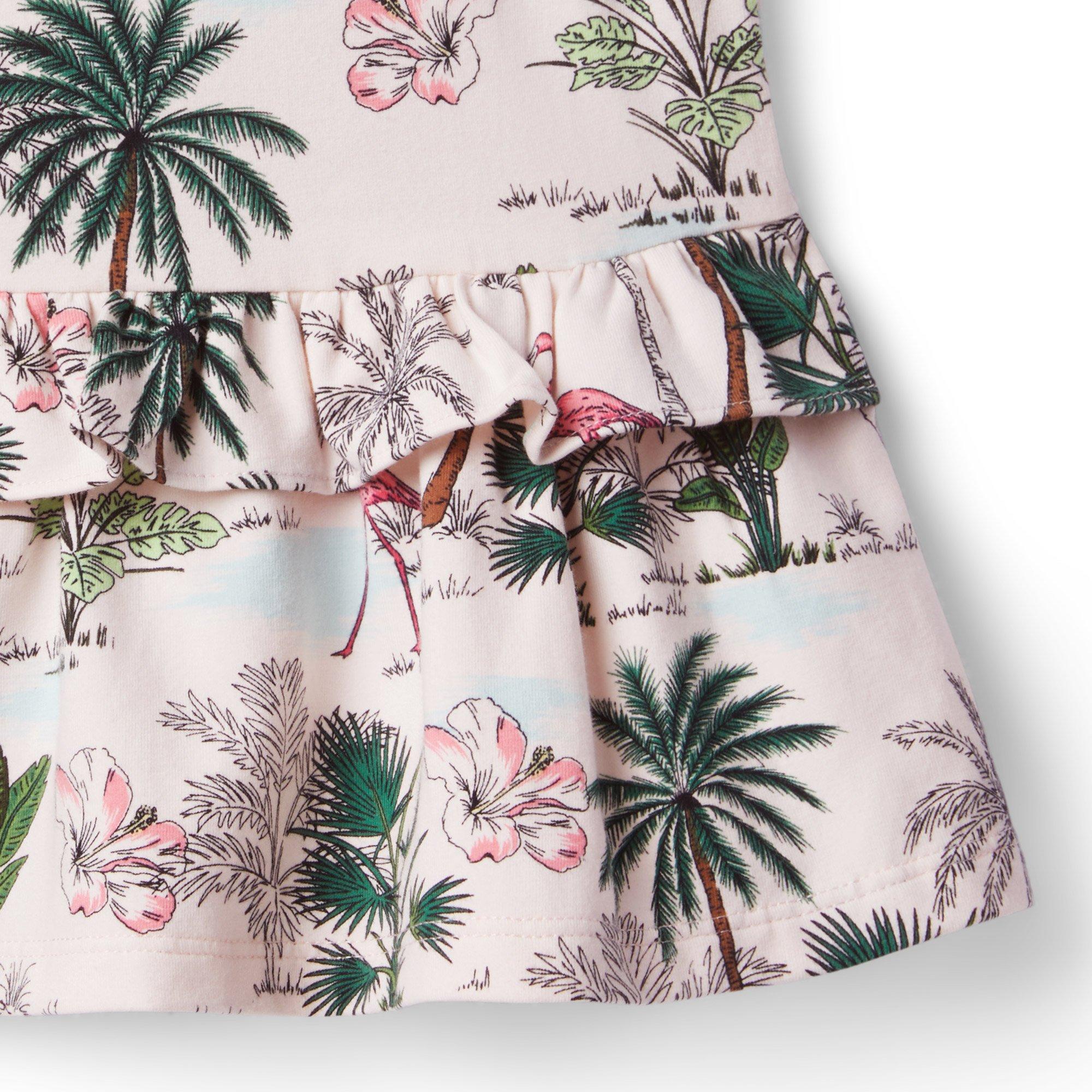 Tropical Peplum Top image number 2
