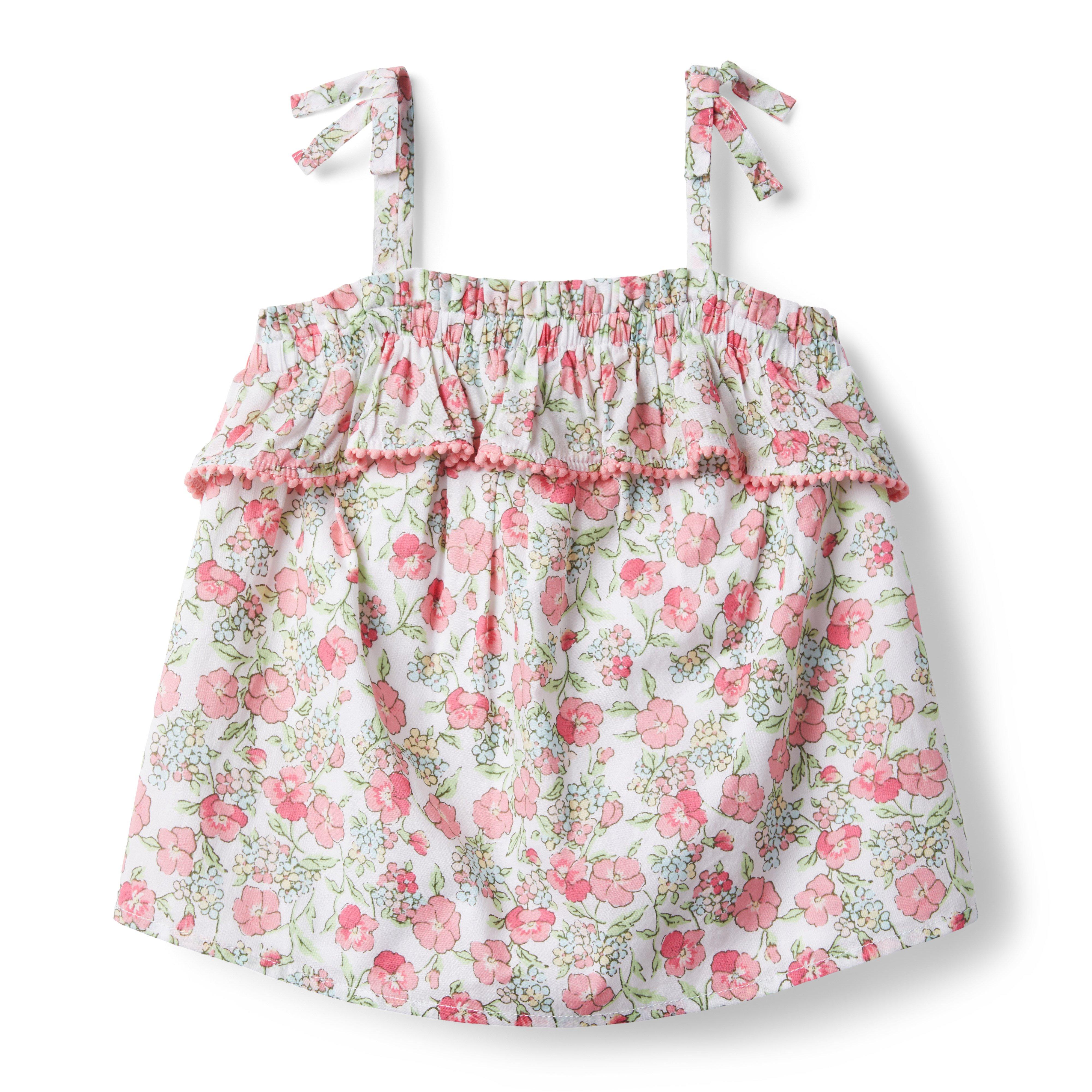 Floral Ruffle Top image number 0