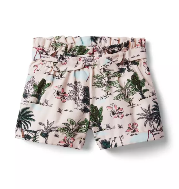 Tropical Paperbag Waist Short image number 0