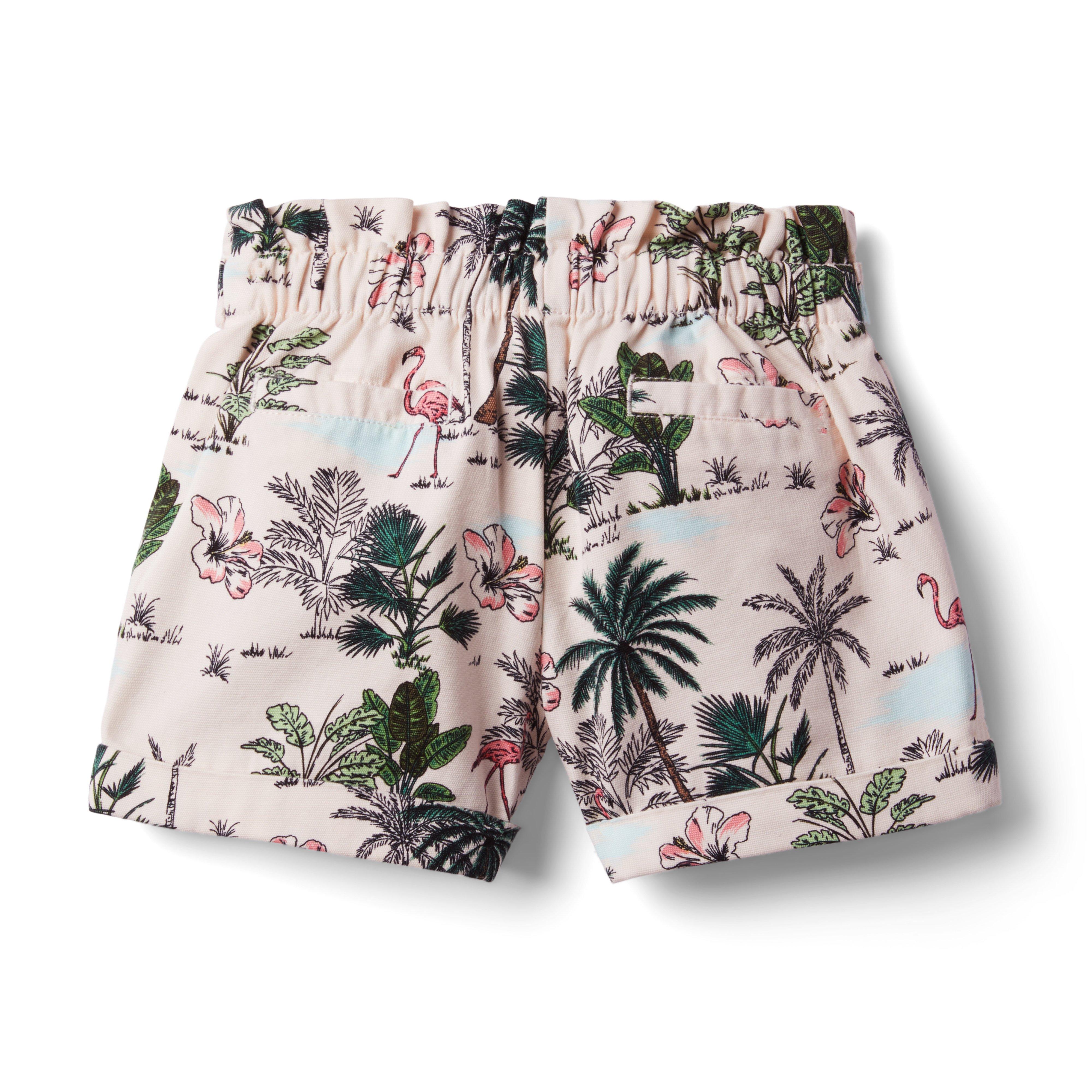 Tropical Paperbag Waist Short image number 1