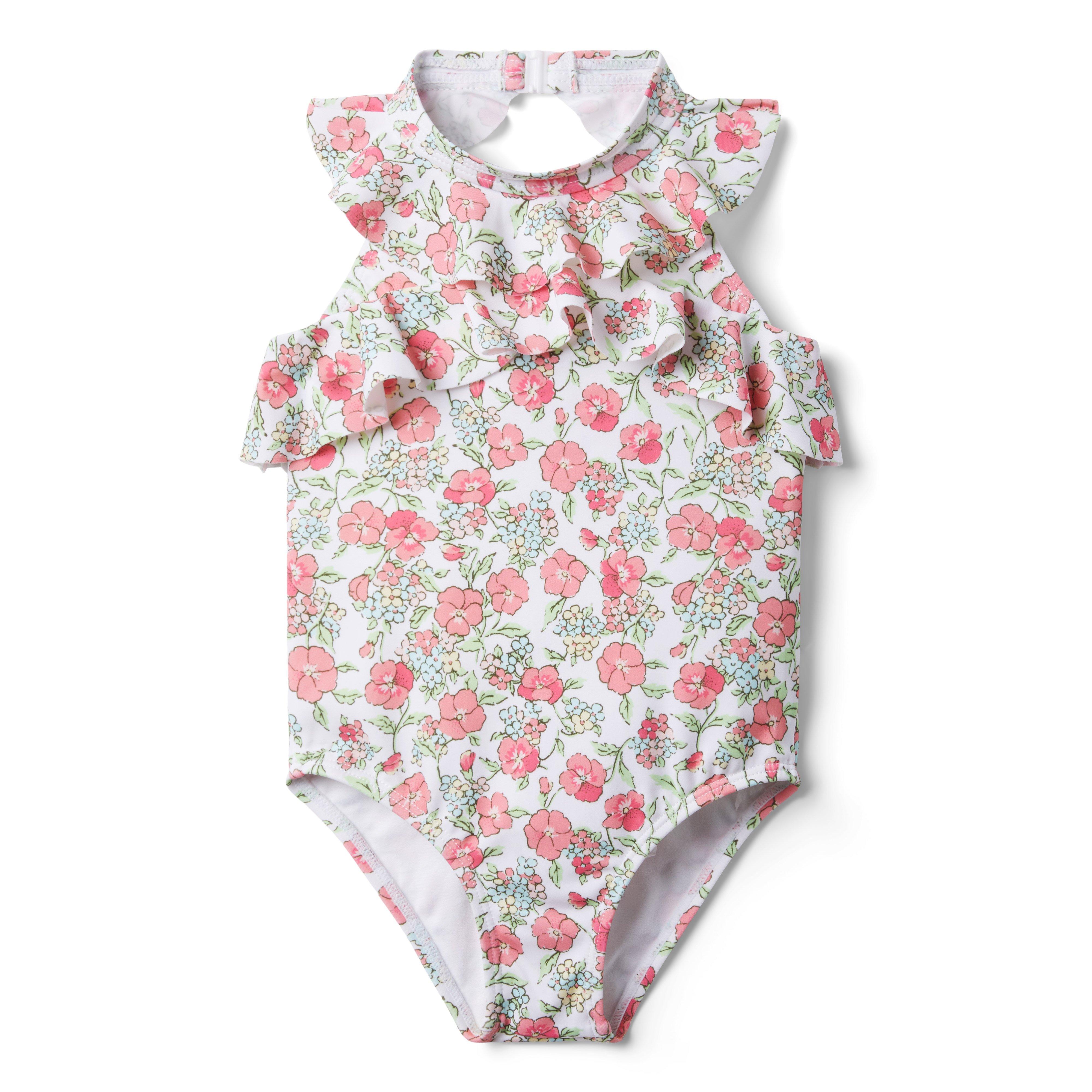 Floral Halter Swimsuit image number 0