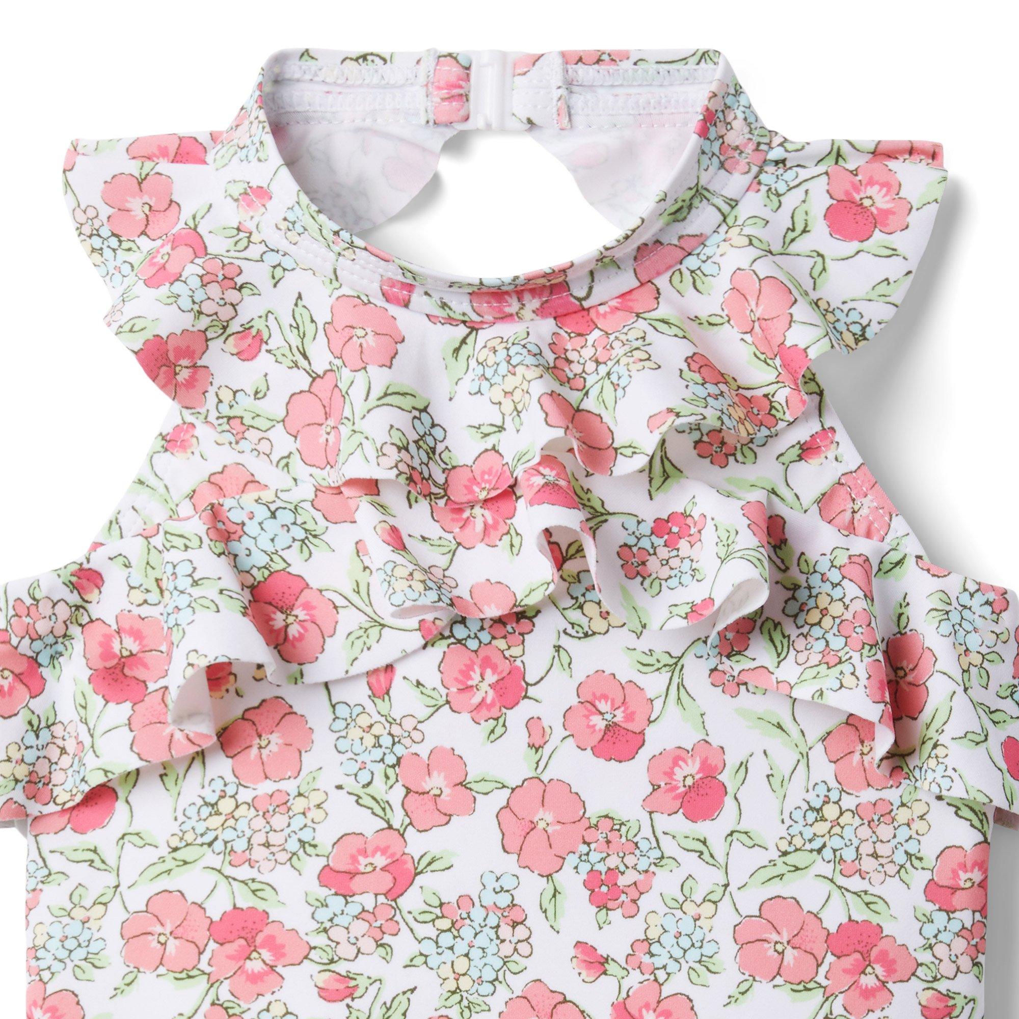 Floral Halter Swimsuit image number 2