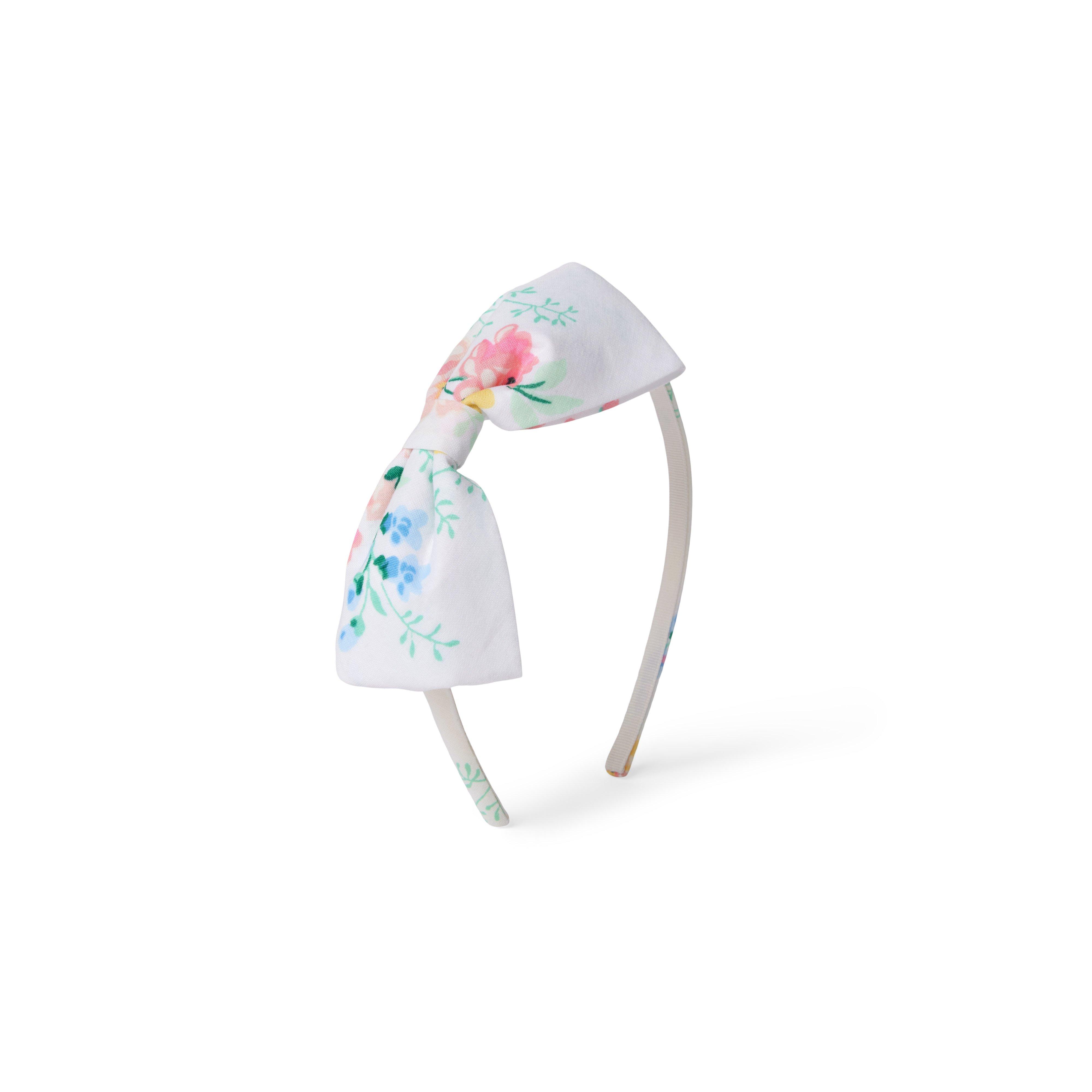 Floral Bow Headband