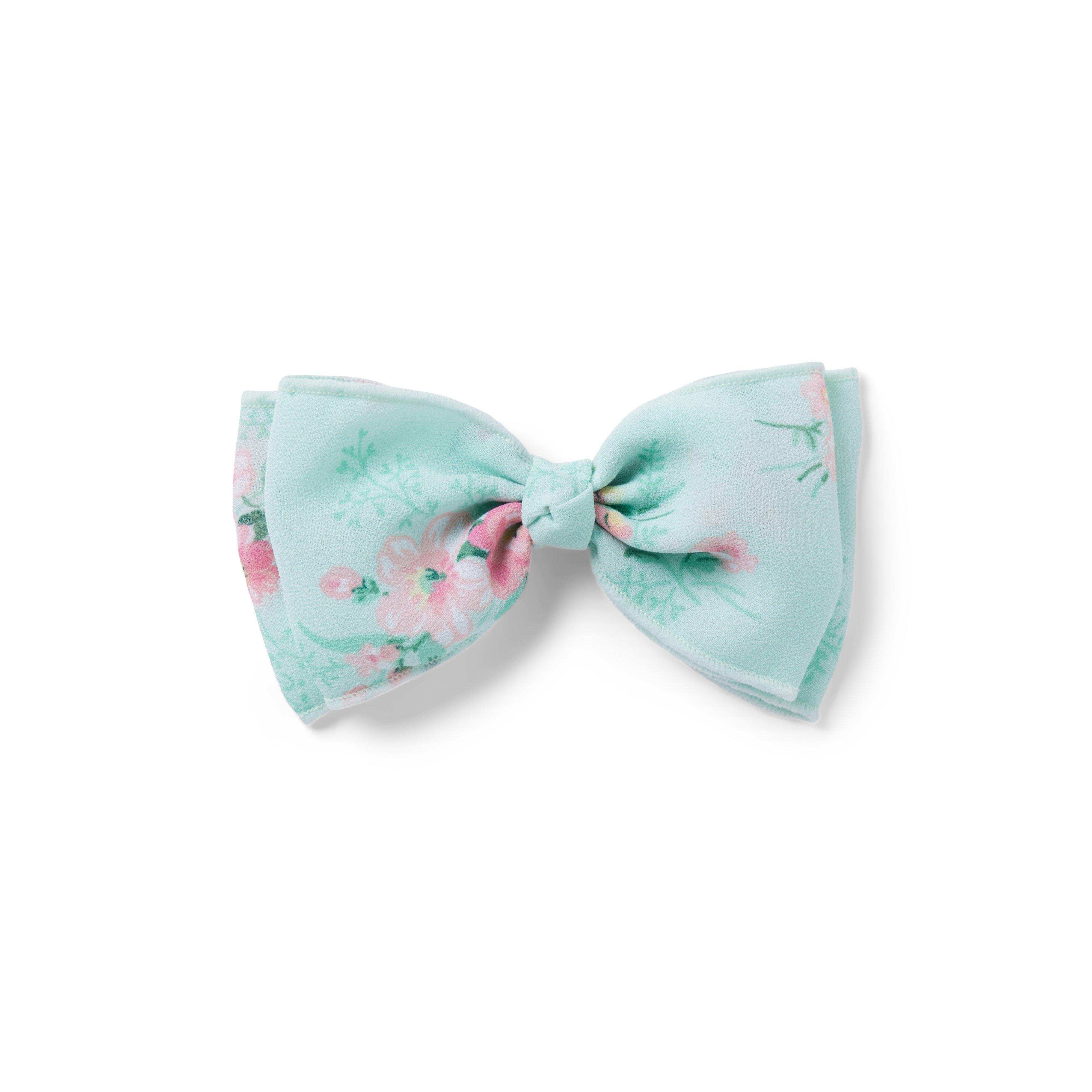 Floral Bow Barrette image number 0