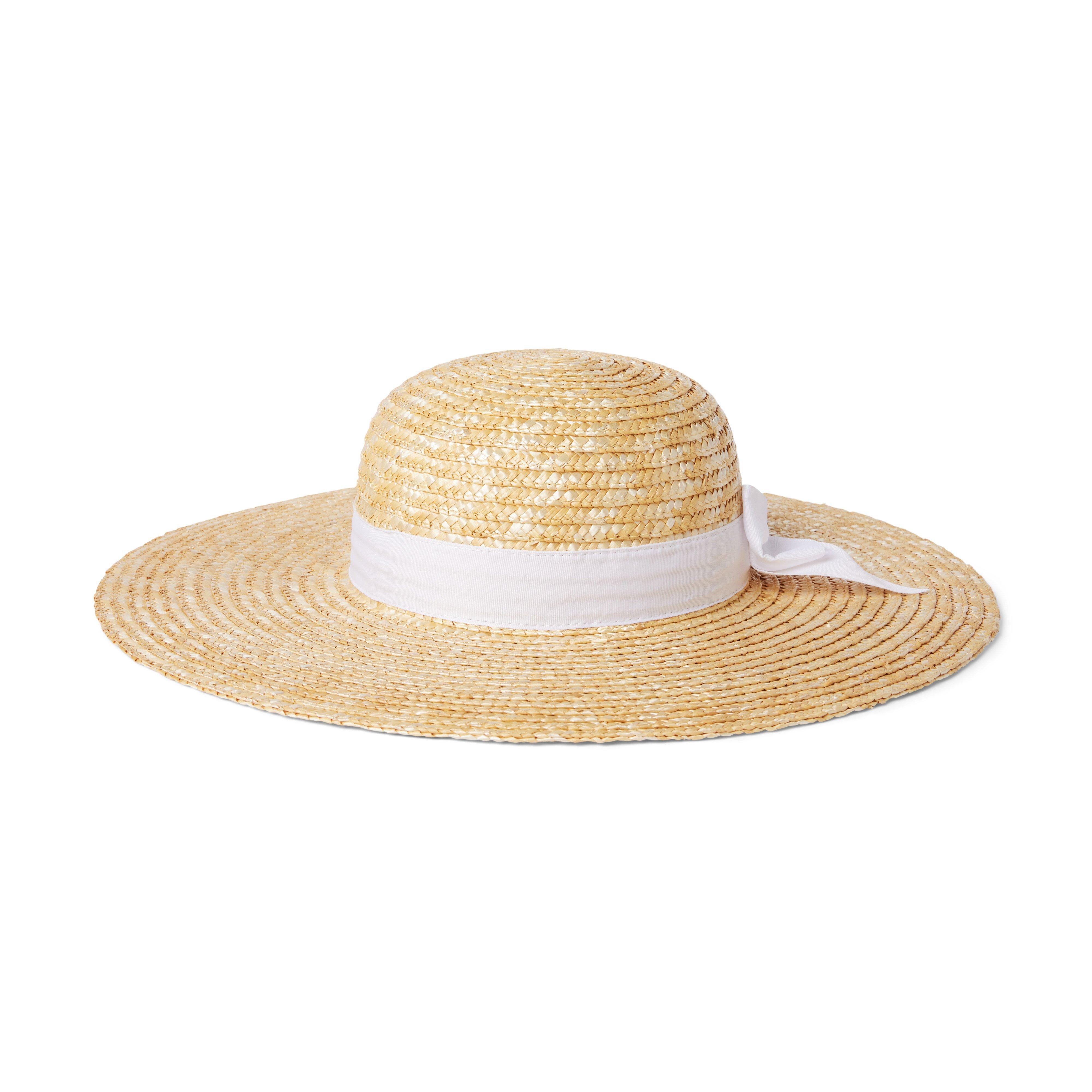 Girl Natural Bow Straw Sun Hat by Janie and Jack