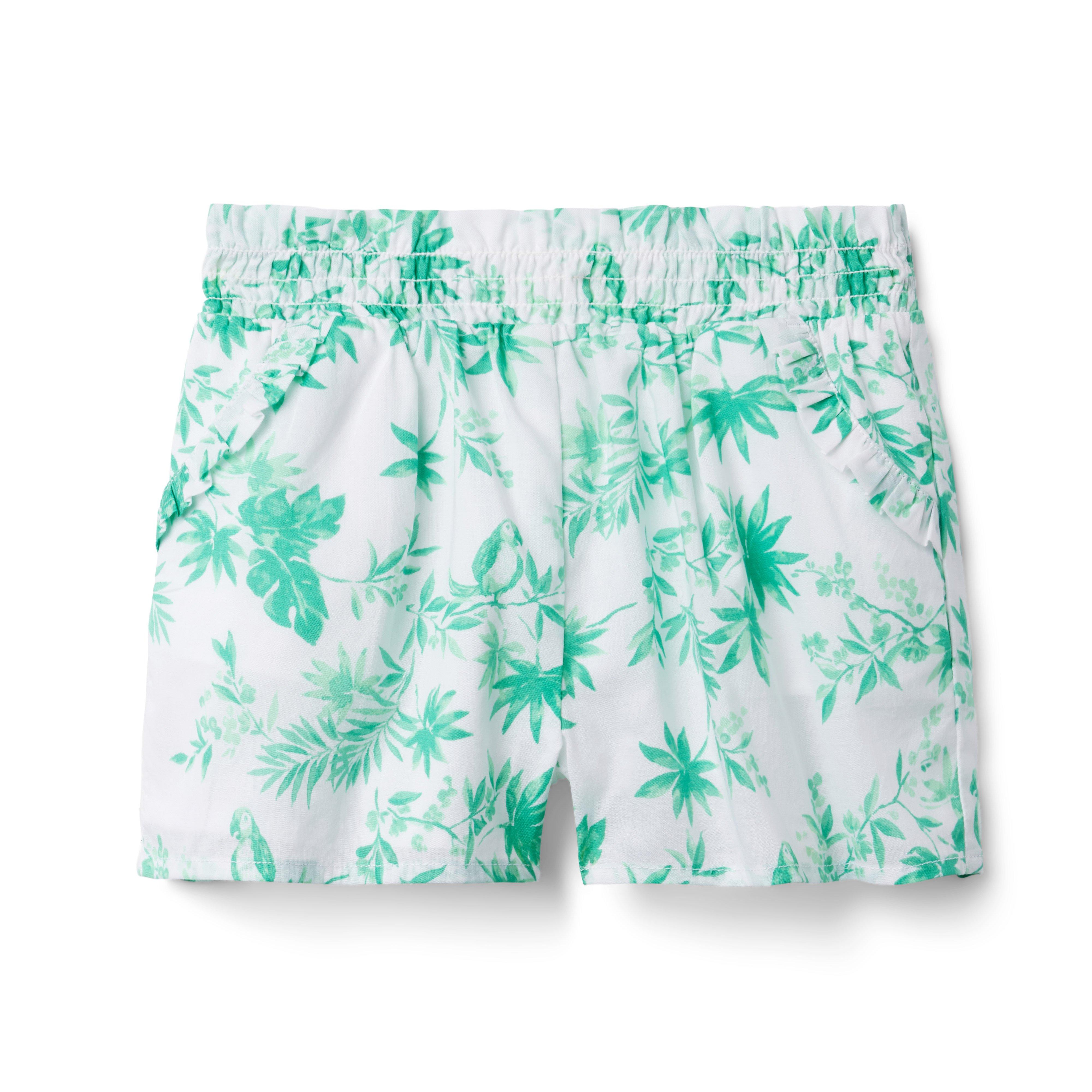Parrot Smocked Waist Short  image number 0