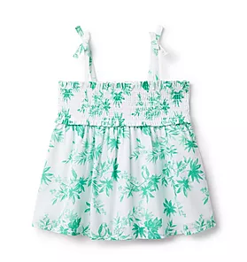 Parrot Smocked Top 