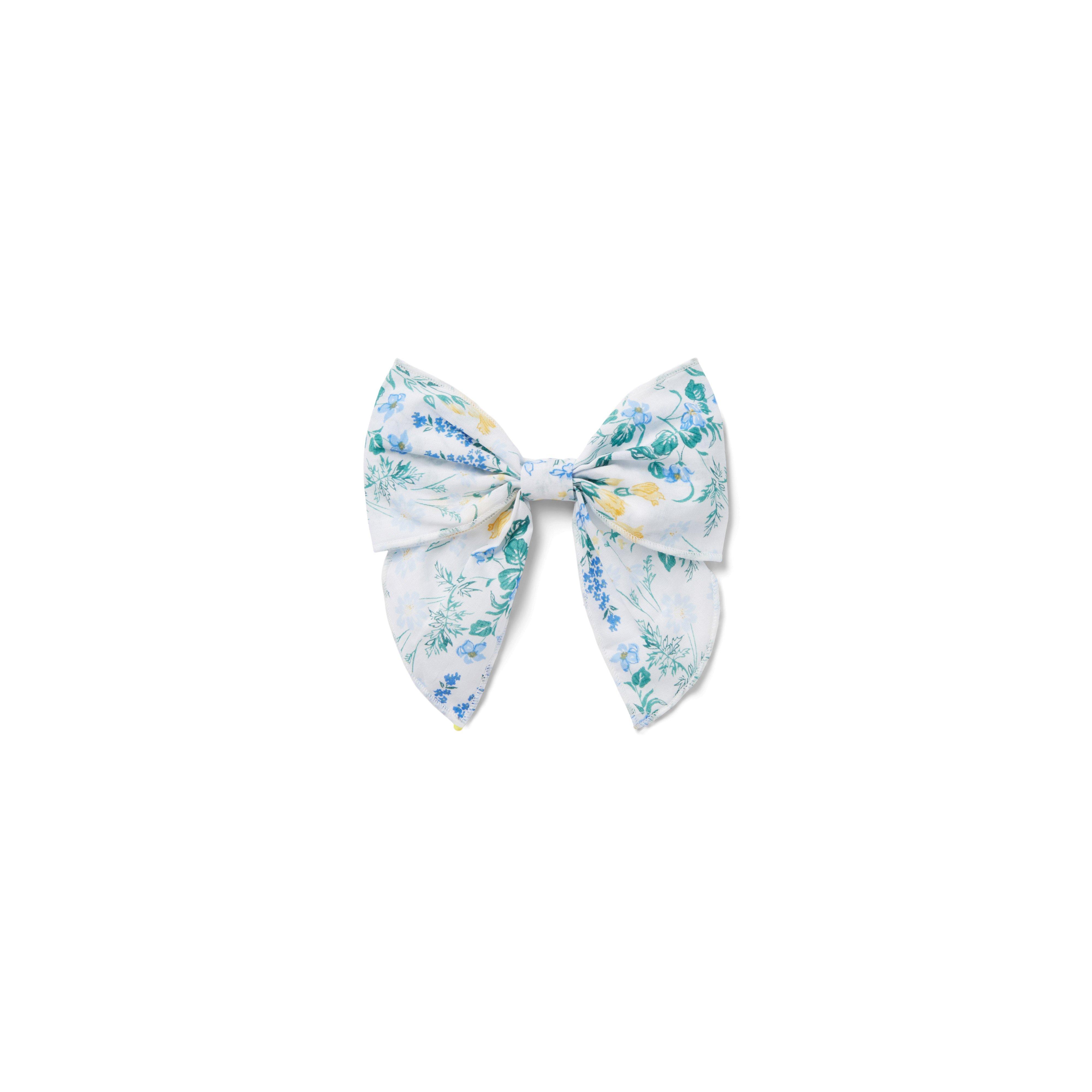 Floral Bow Barrette