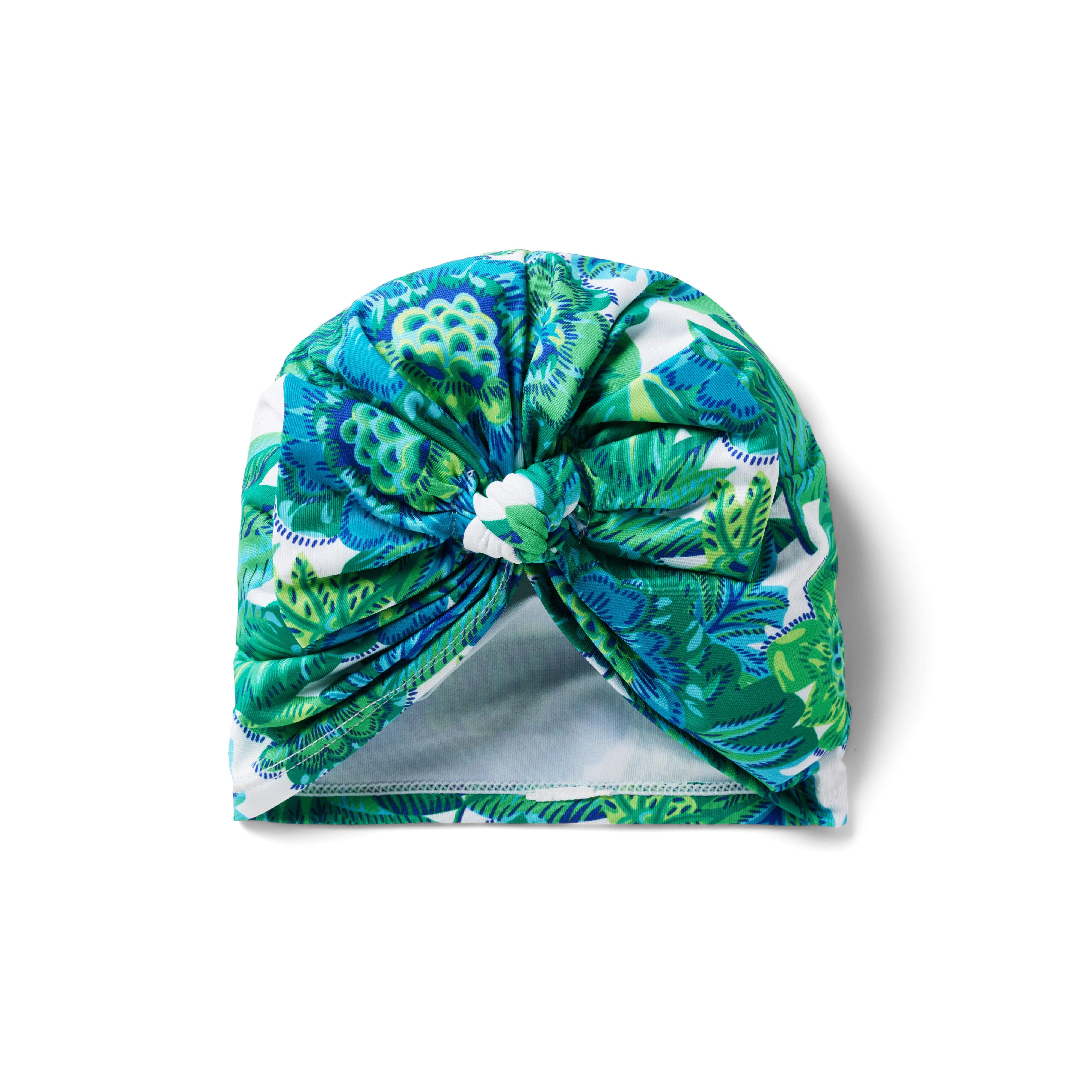 Tropical Floral Swim Headwrap image number 0