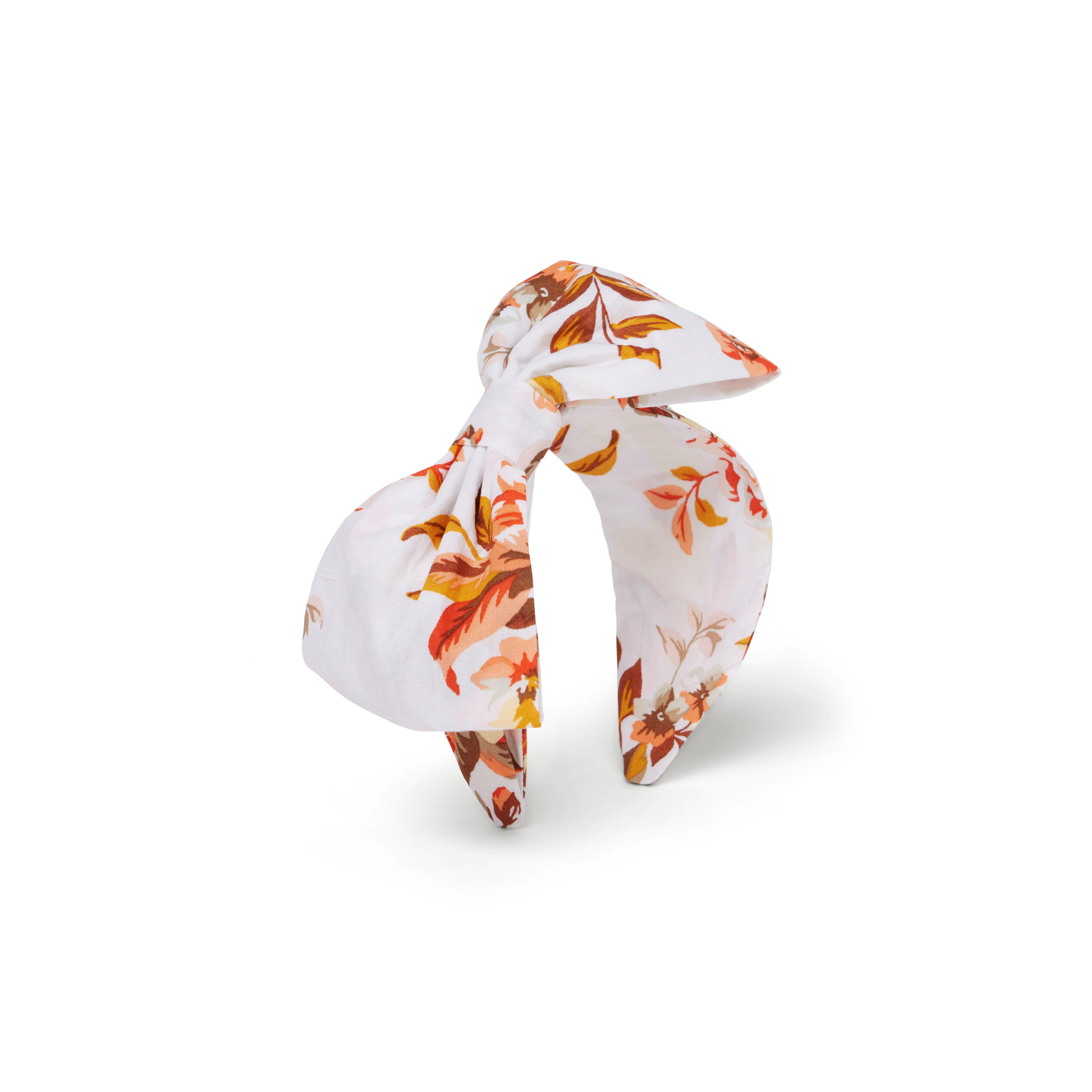 Floral Bow Headband